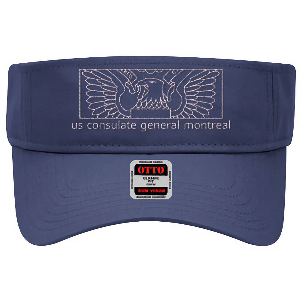 Modern Embroidered Visor: Montreal