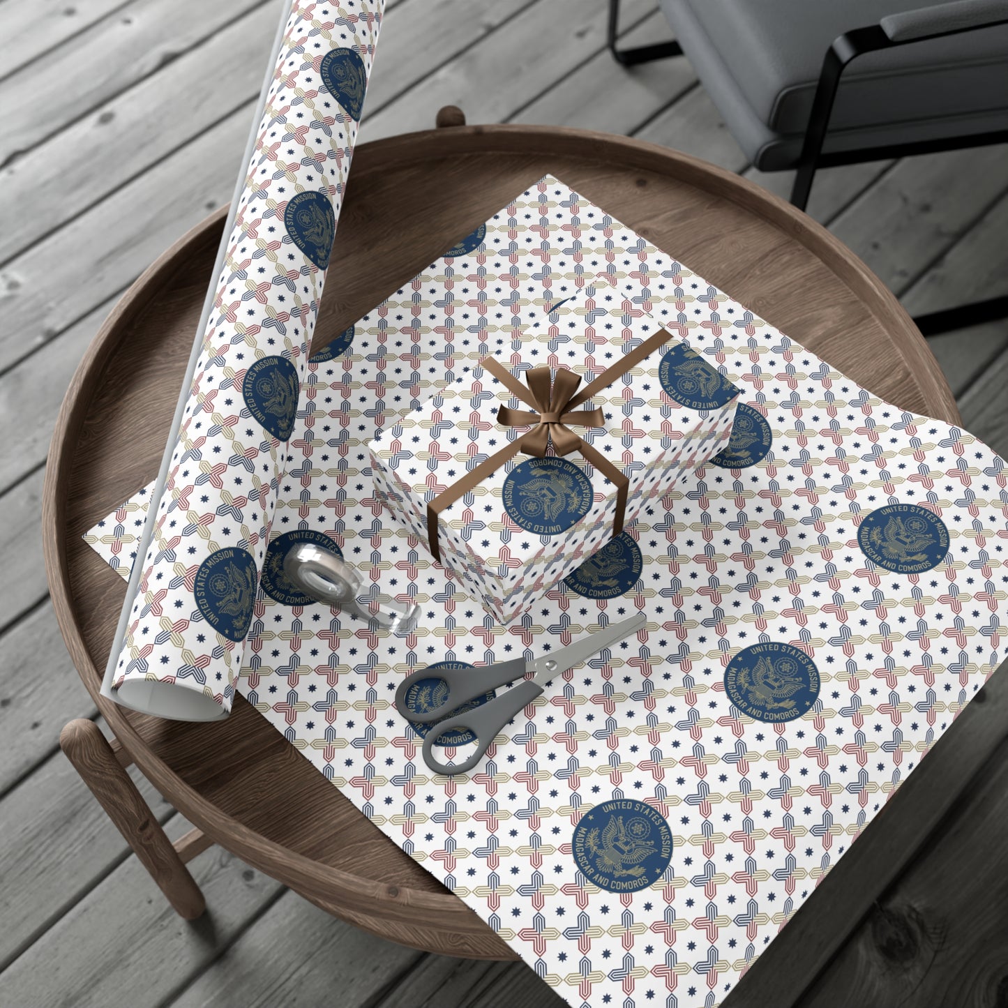 Geometric Gift Wrap Paper: Madagascar