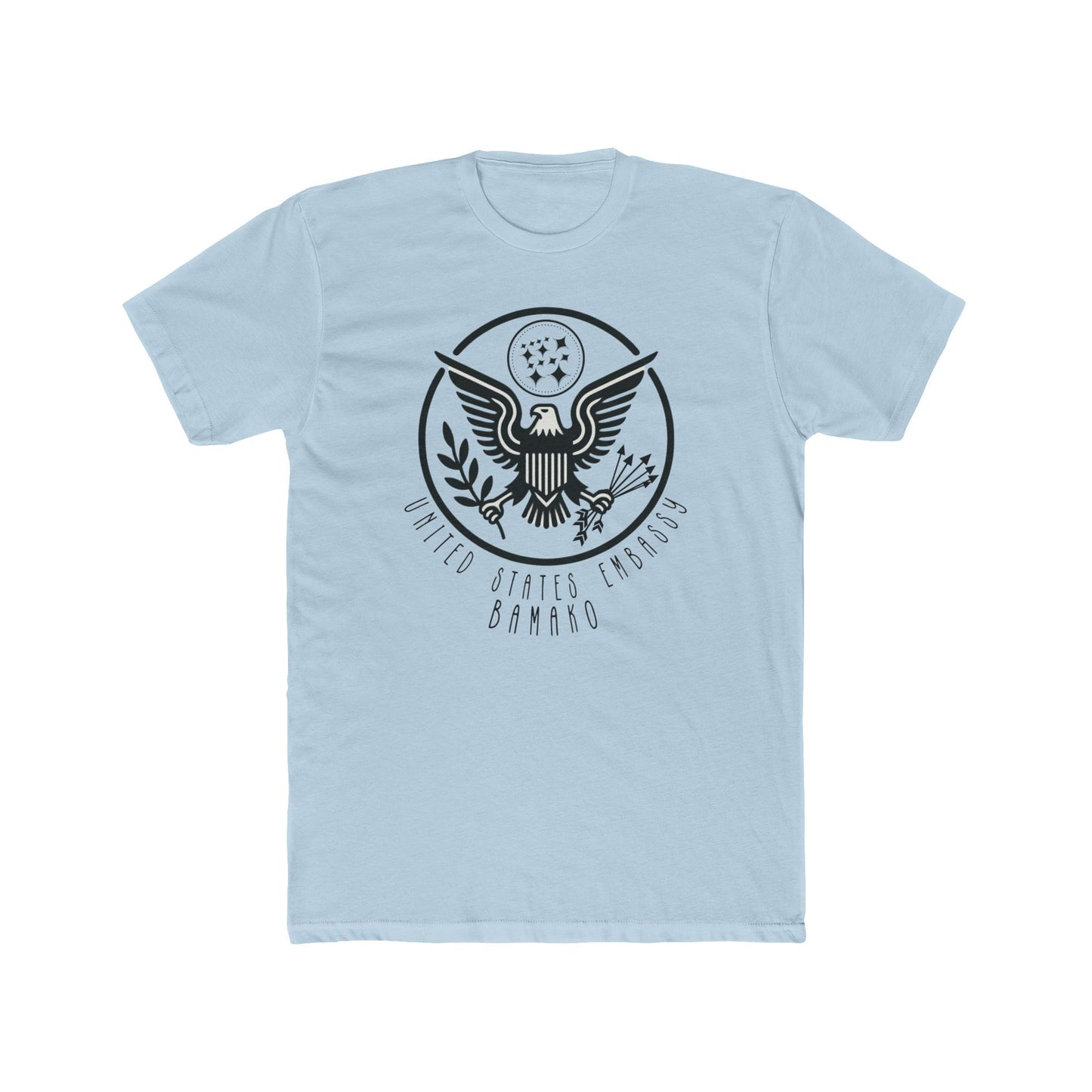 New Art Deco Cotton Crew Tee: Asmara