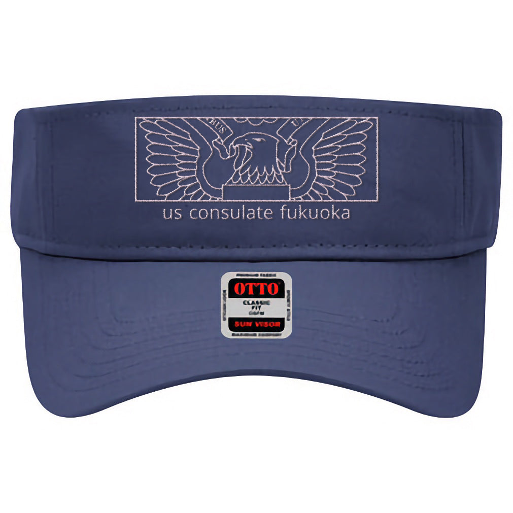 Modern Embroidered Visor: Fukuoka