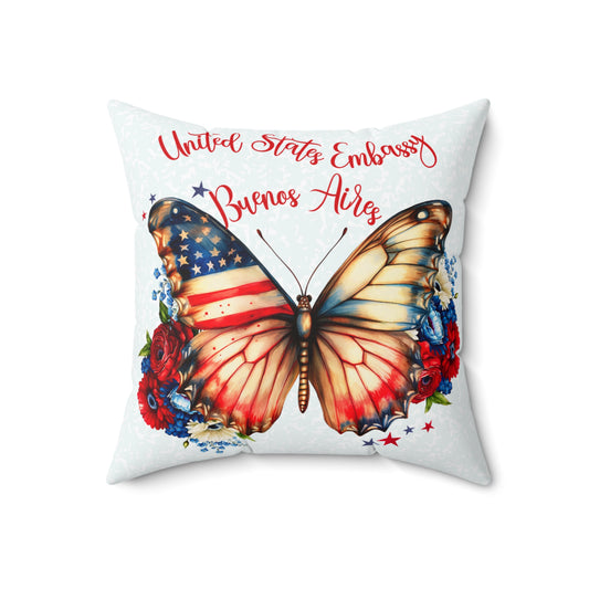 Butterfly Pillow: Buenos Aires