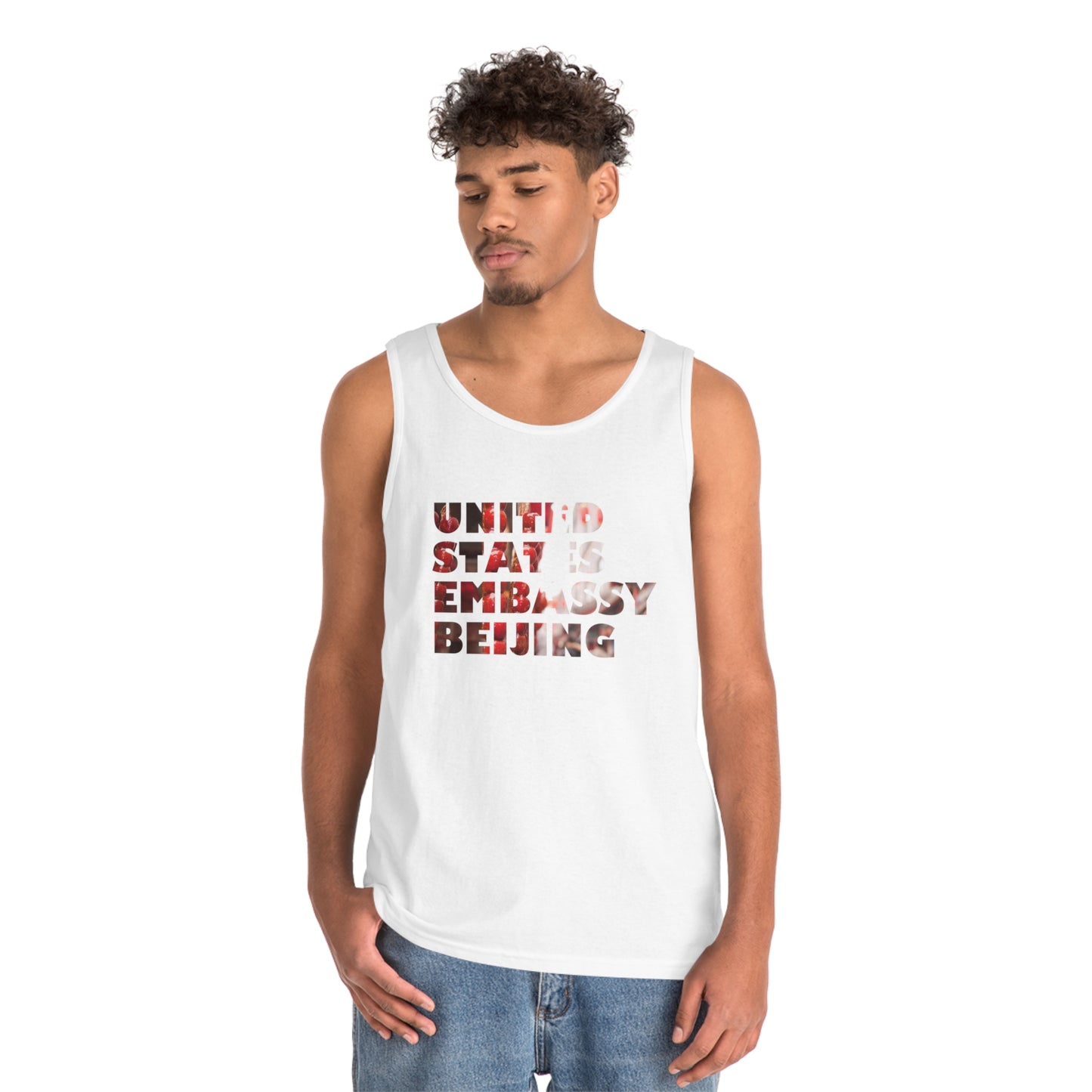 Read the Lines Tank Top: Beijing