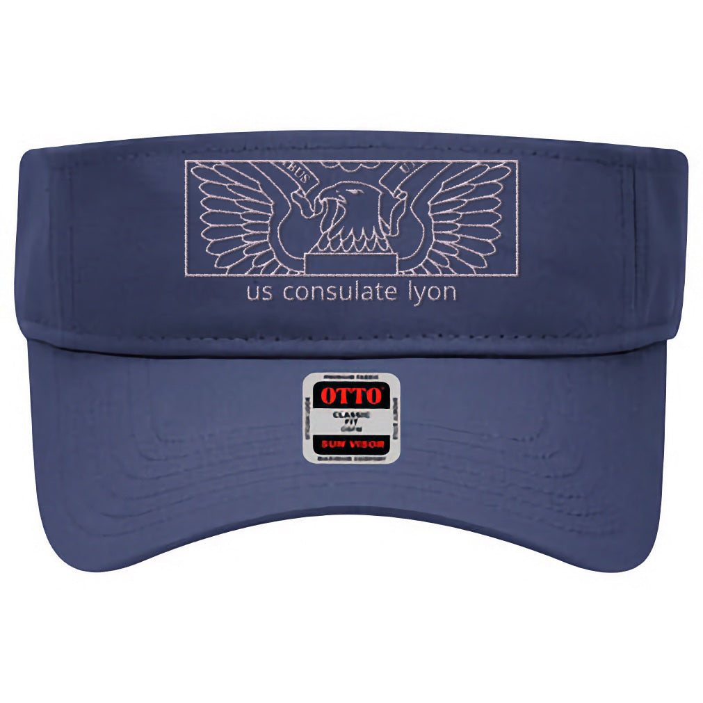 Modern Embroidered Visor: Lyon