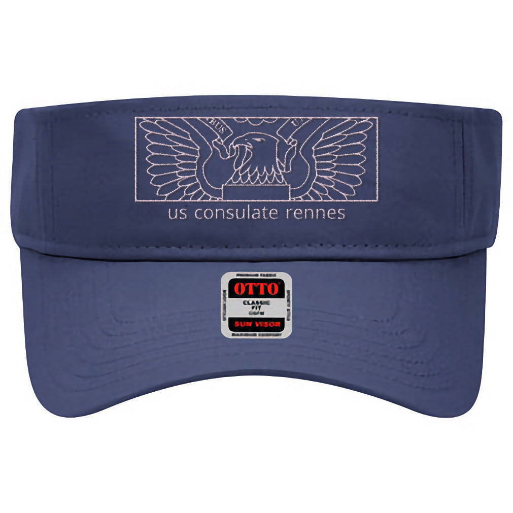Modern Embroidered Visor: Rennes