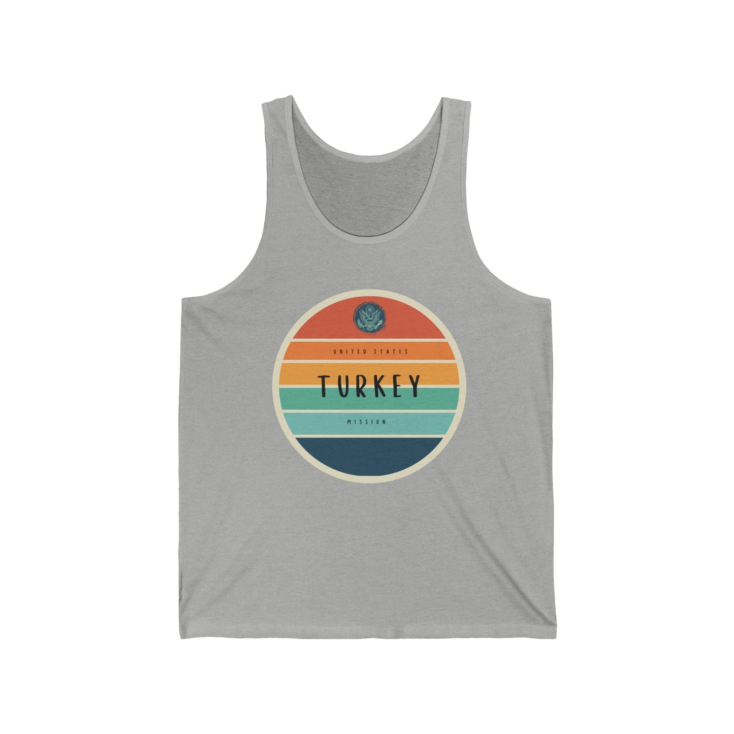 Setting Sun Tank Top: Turkey