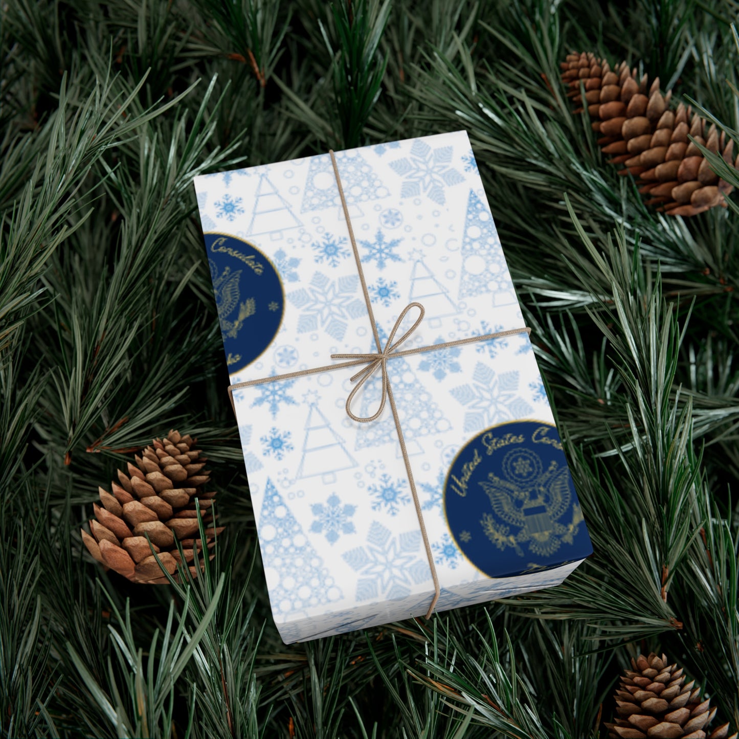 Holiday Gift Wrapping Paper: Fukuoka