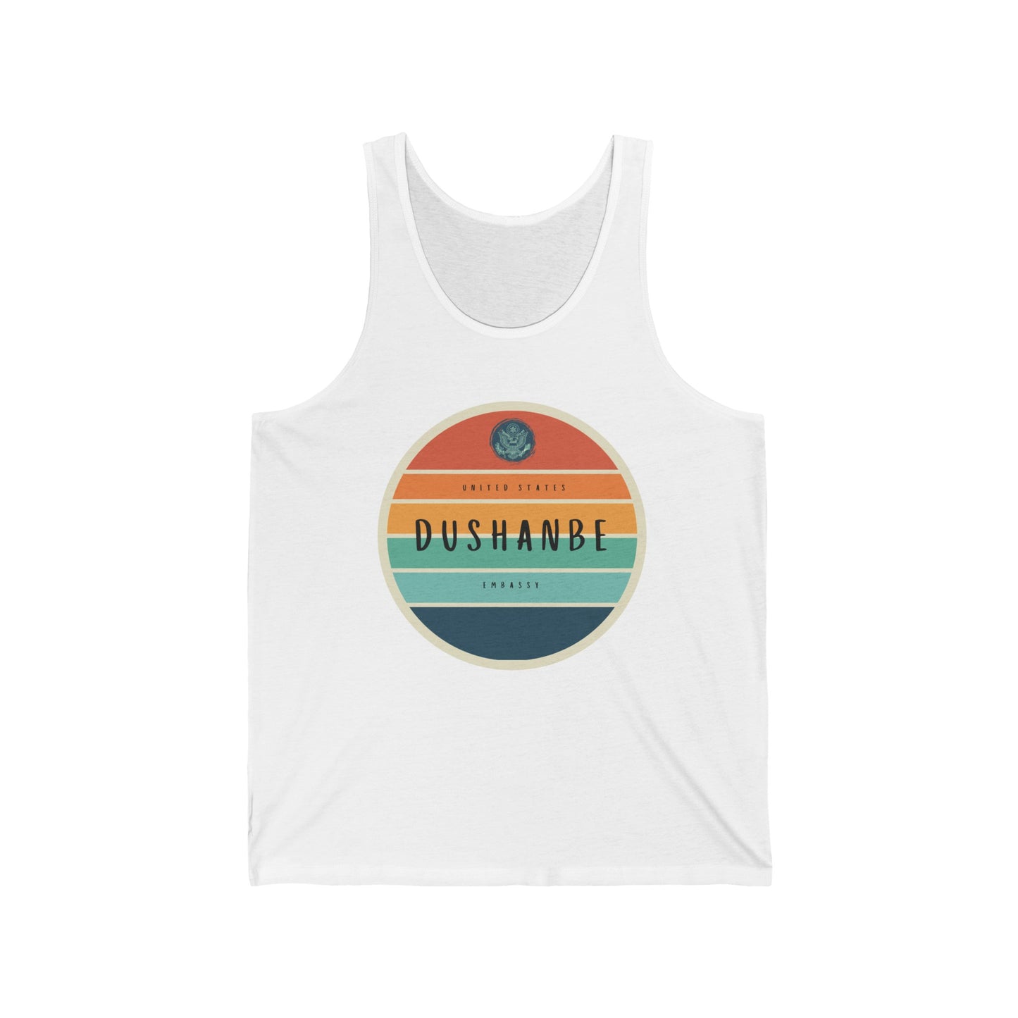 Setting Sun Tank Top: Dushanbe