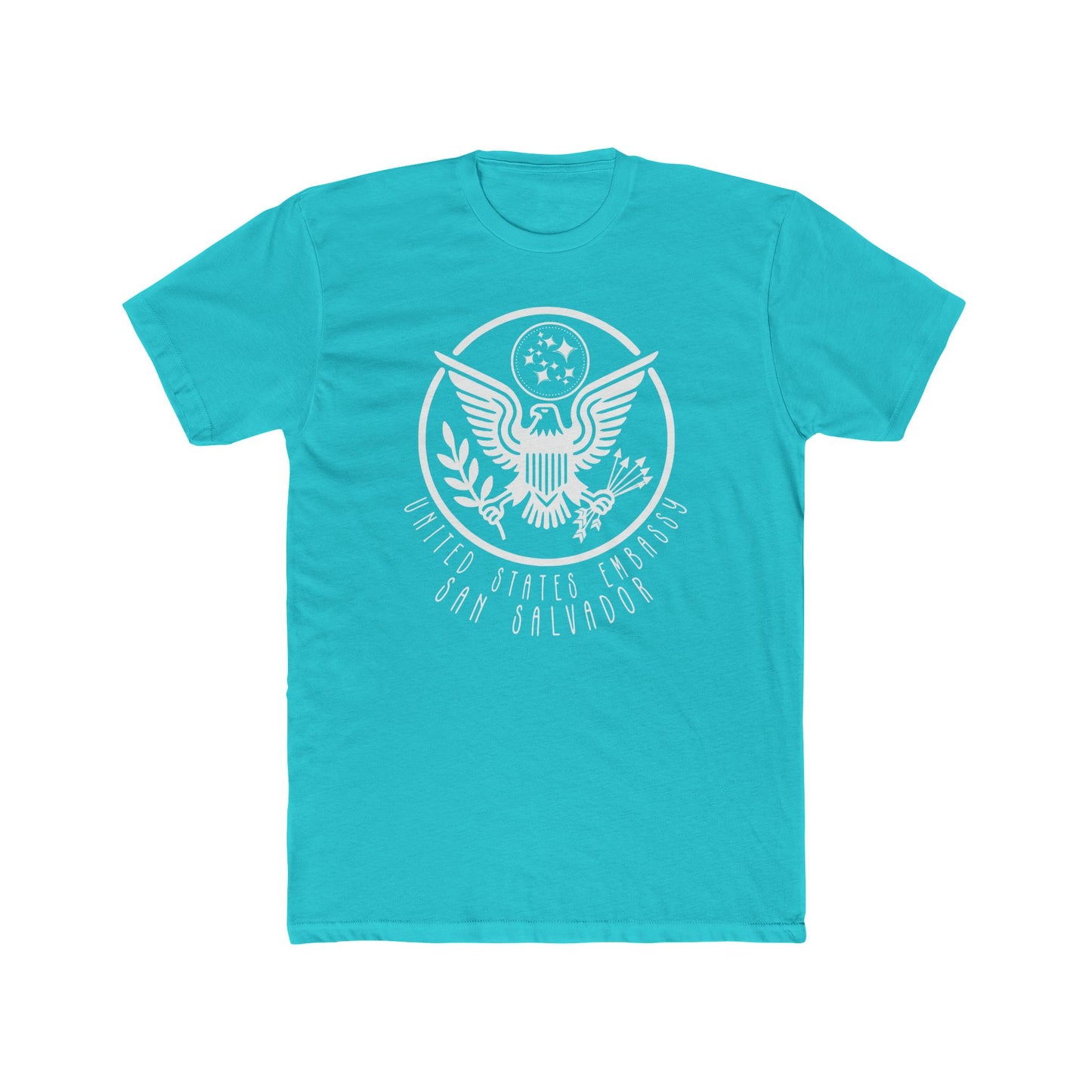 New Art Deco Cotton Crew Tee: San Salvador