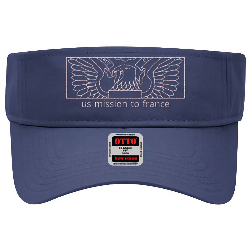 Modern Embroidered Visor: France