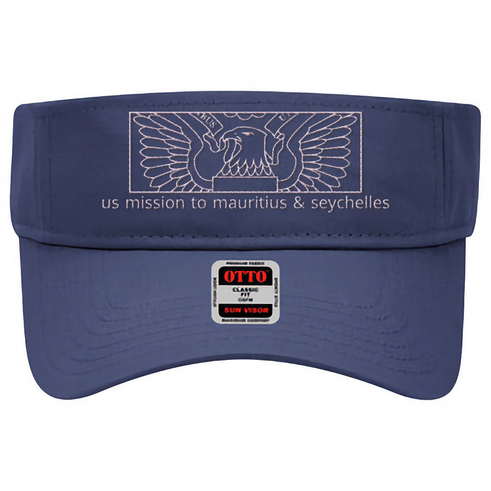 Modern Embroidered Visor: Mauritius and Seychelles
