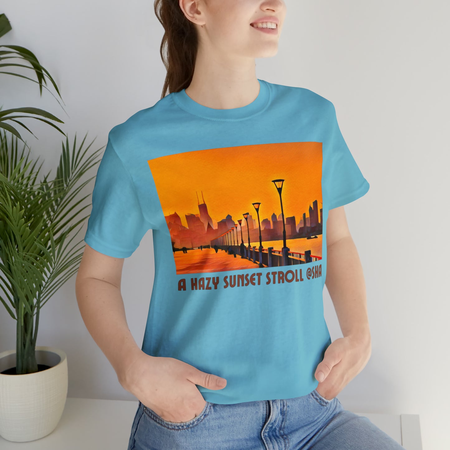 Comfy Short Sleeve T-Shirt: Shanghai