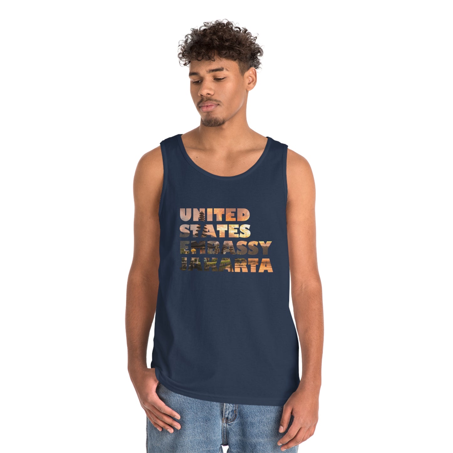 Read the Lines Tank Top: Jakarta