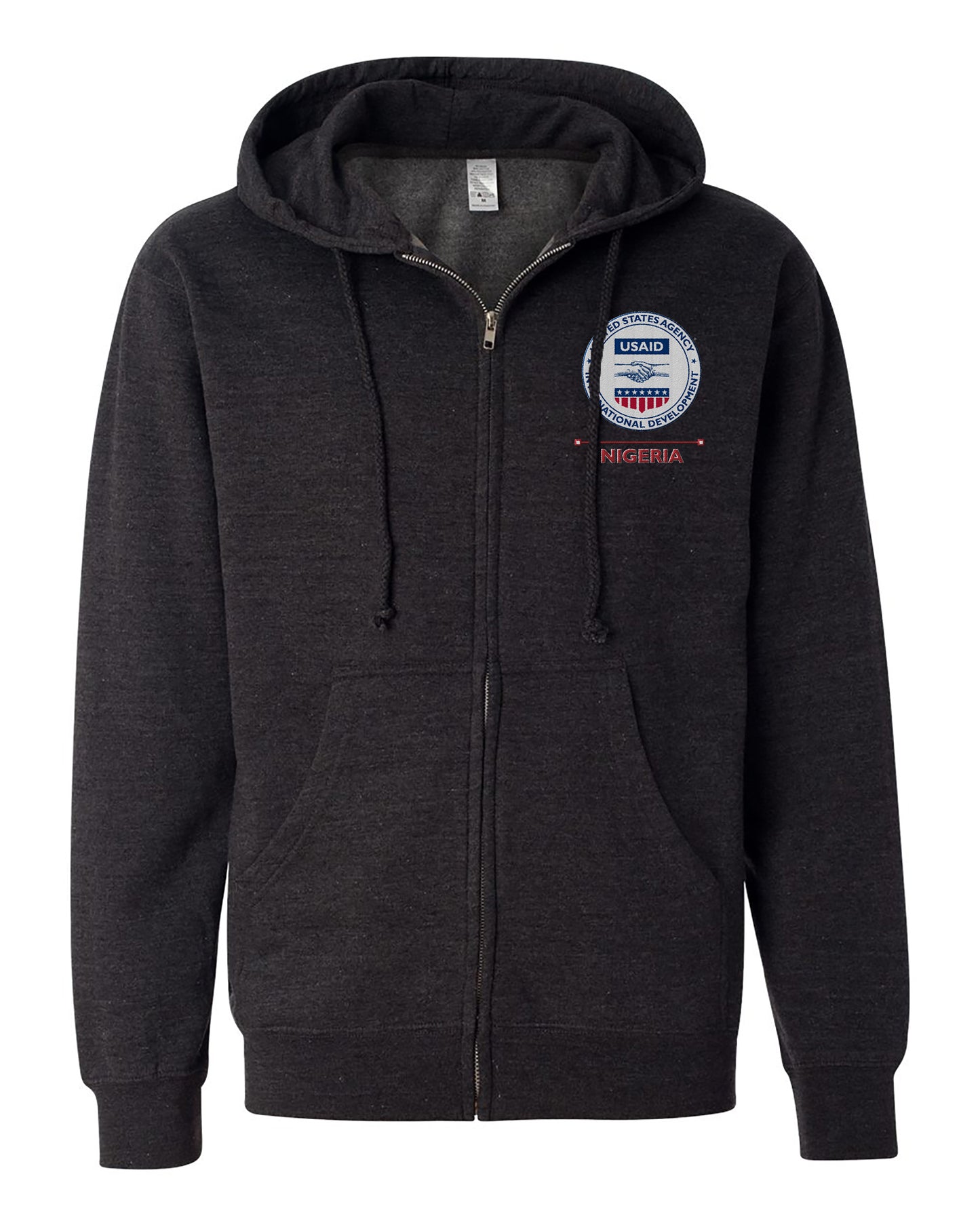 USAID Embroidered Hoodie: Nigeria