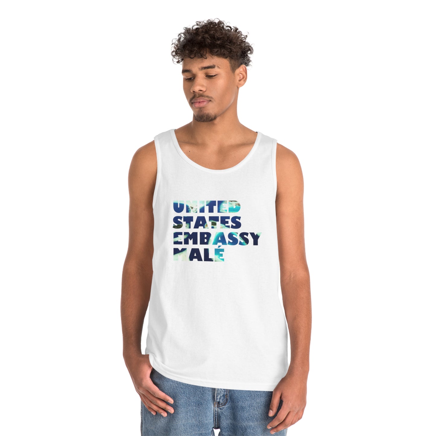 Read the Lines Tank Top: Male