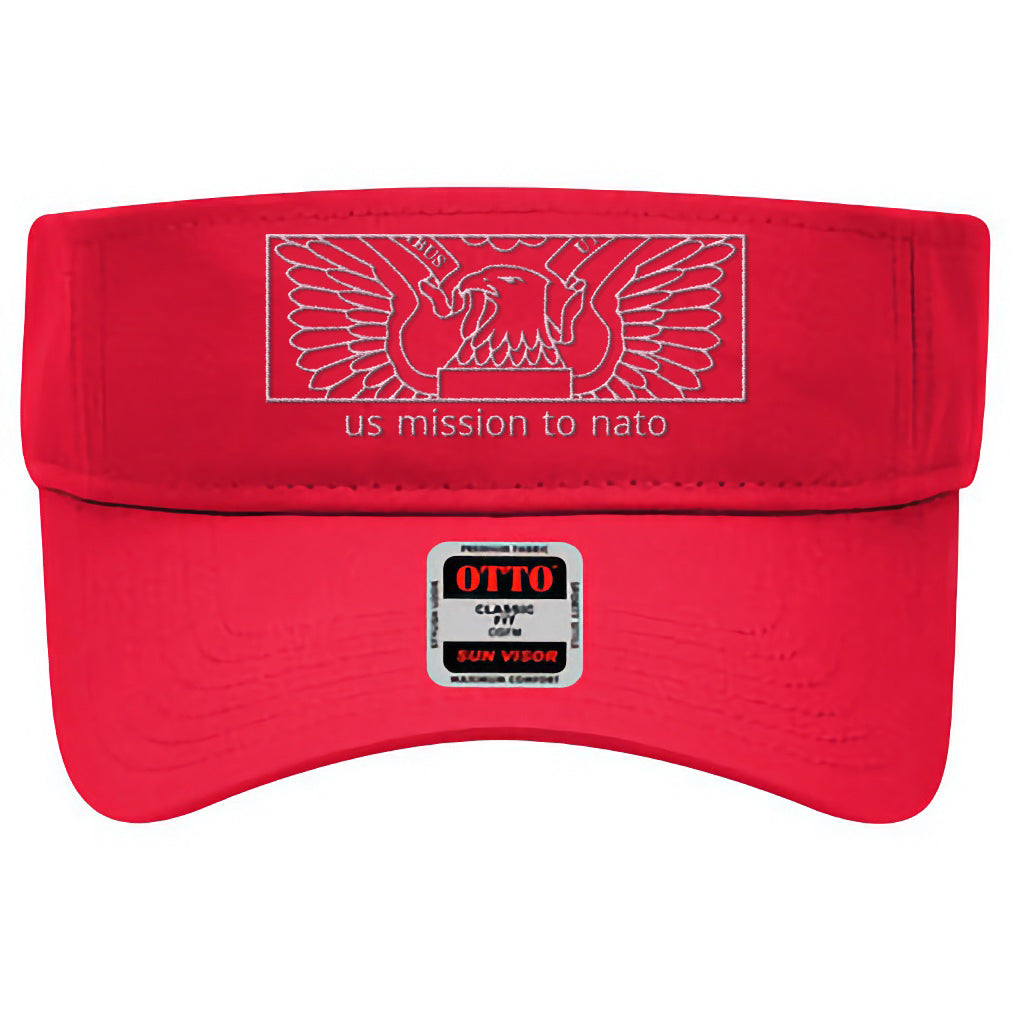 Modern Embroidered Visor: NATO