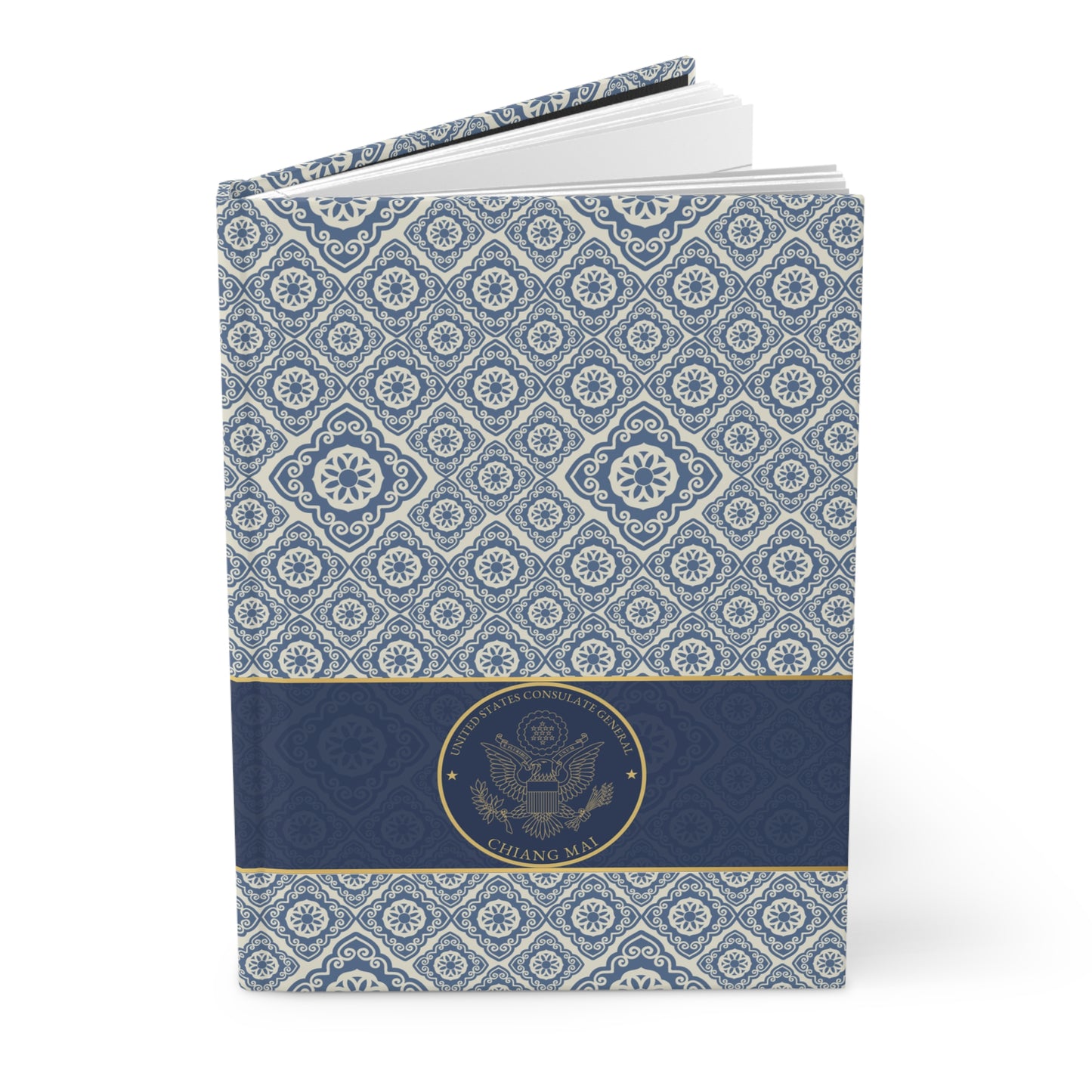 Elegant Patterned Hardcover Journal: Chiang Mai