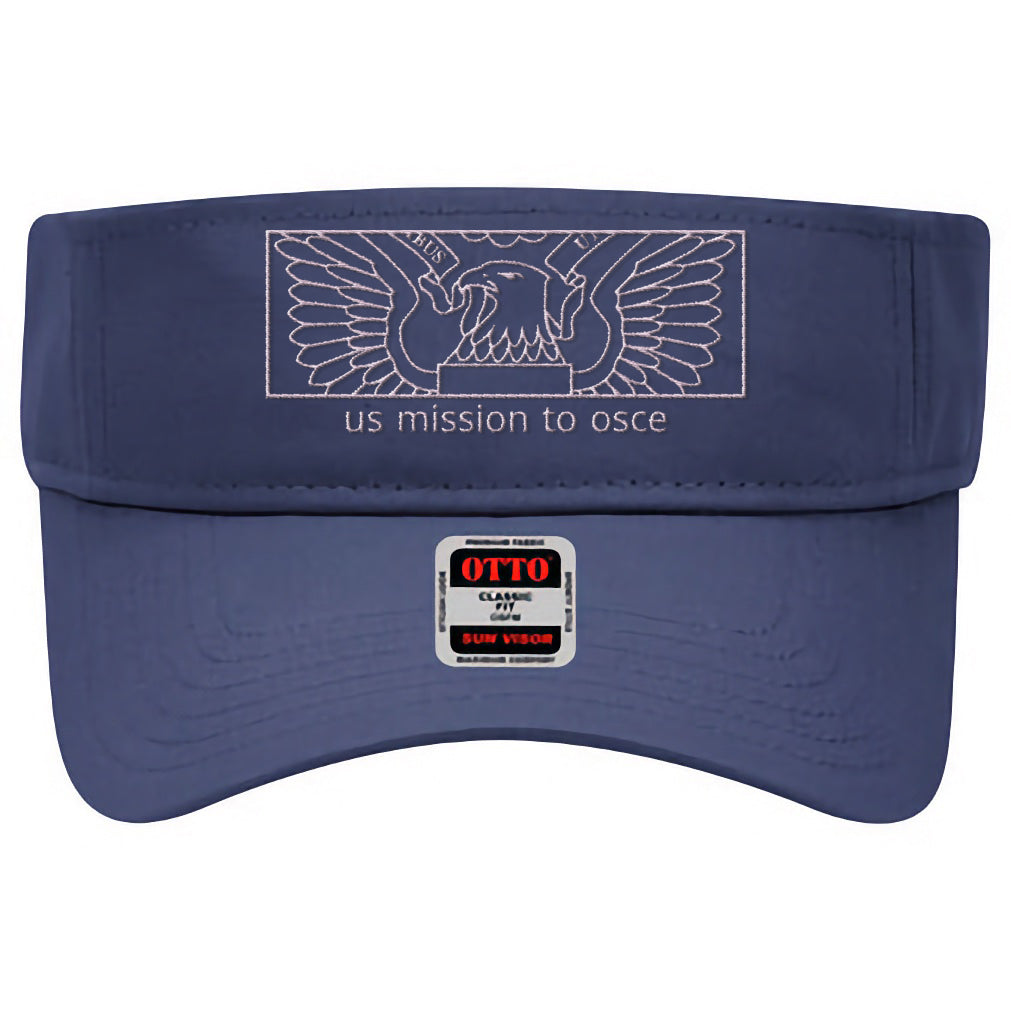 Modern Embroidered Visor: OSCE