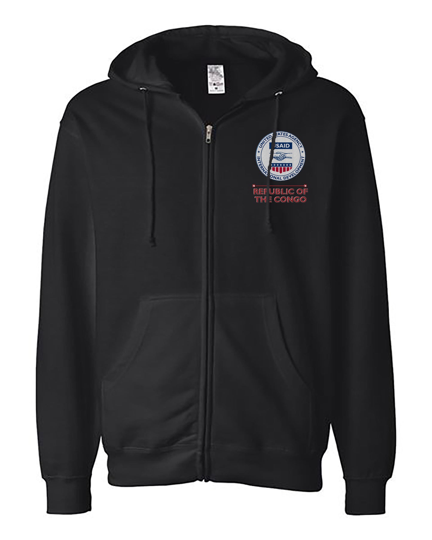 USAID Embroidered Hoodie: Republic of the Congo