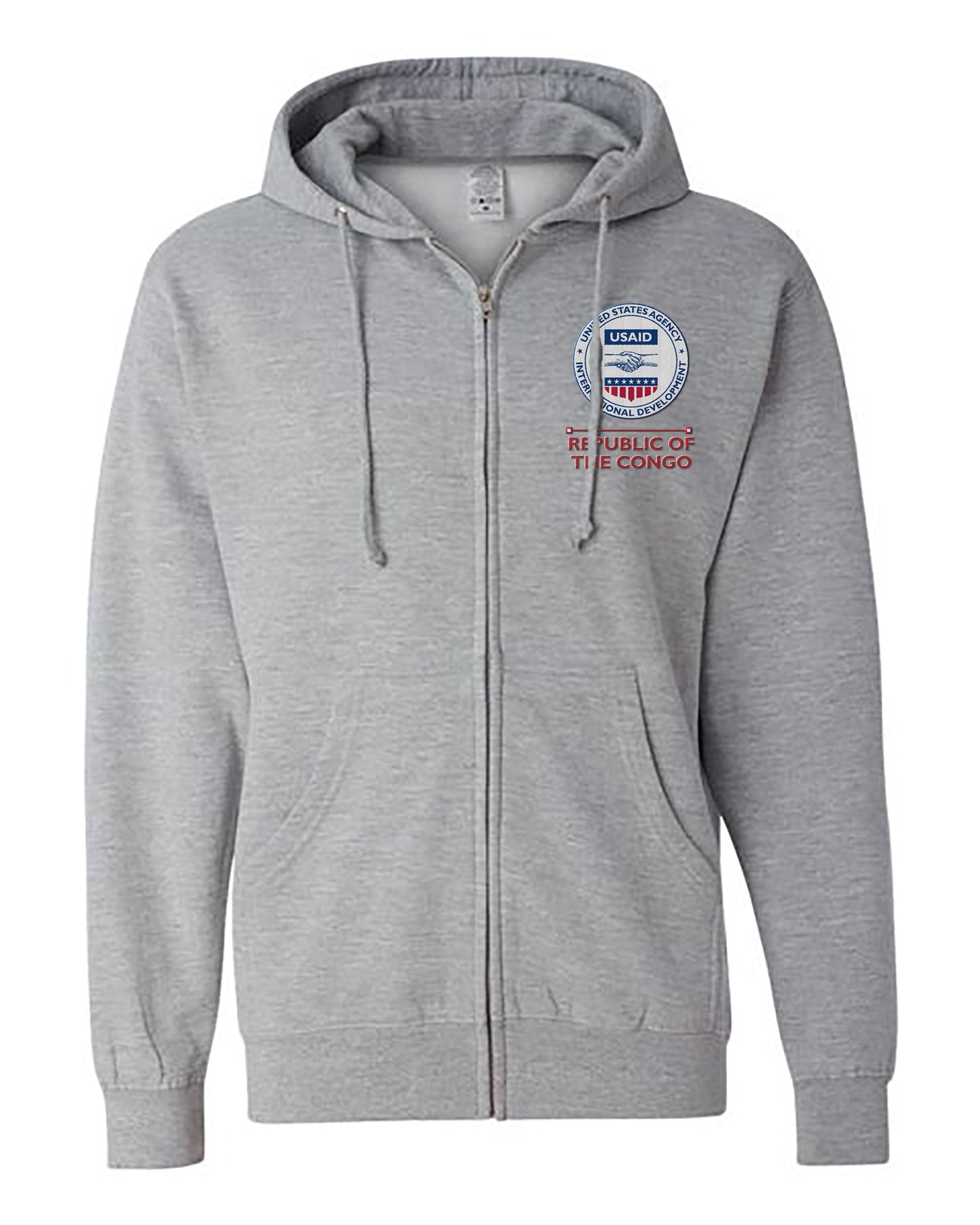 USAID Embroidered Hoodie: Republic of the Congo