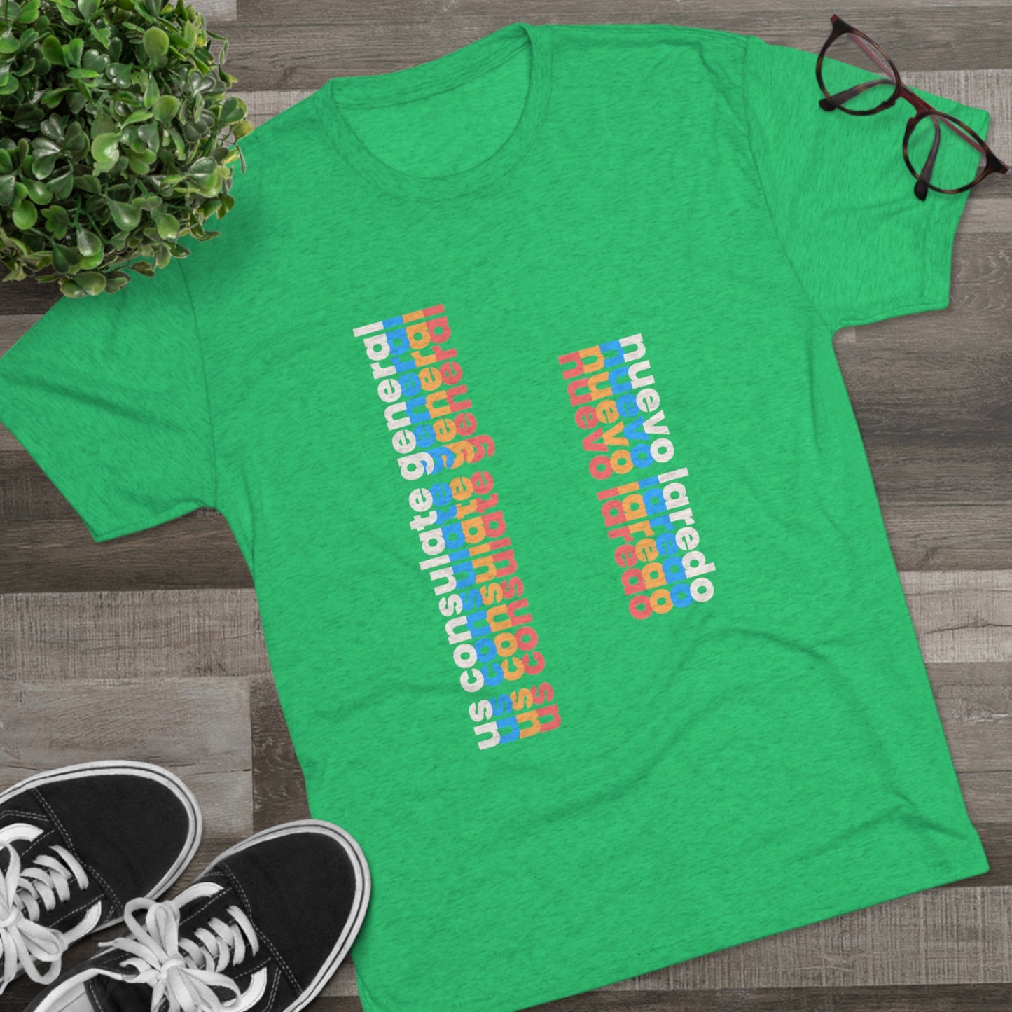 Retro Verso T-Shirt:  Nuevo Laredo