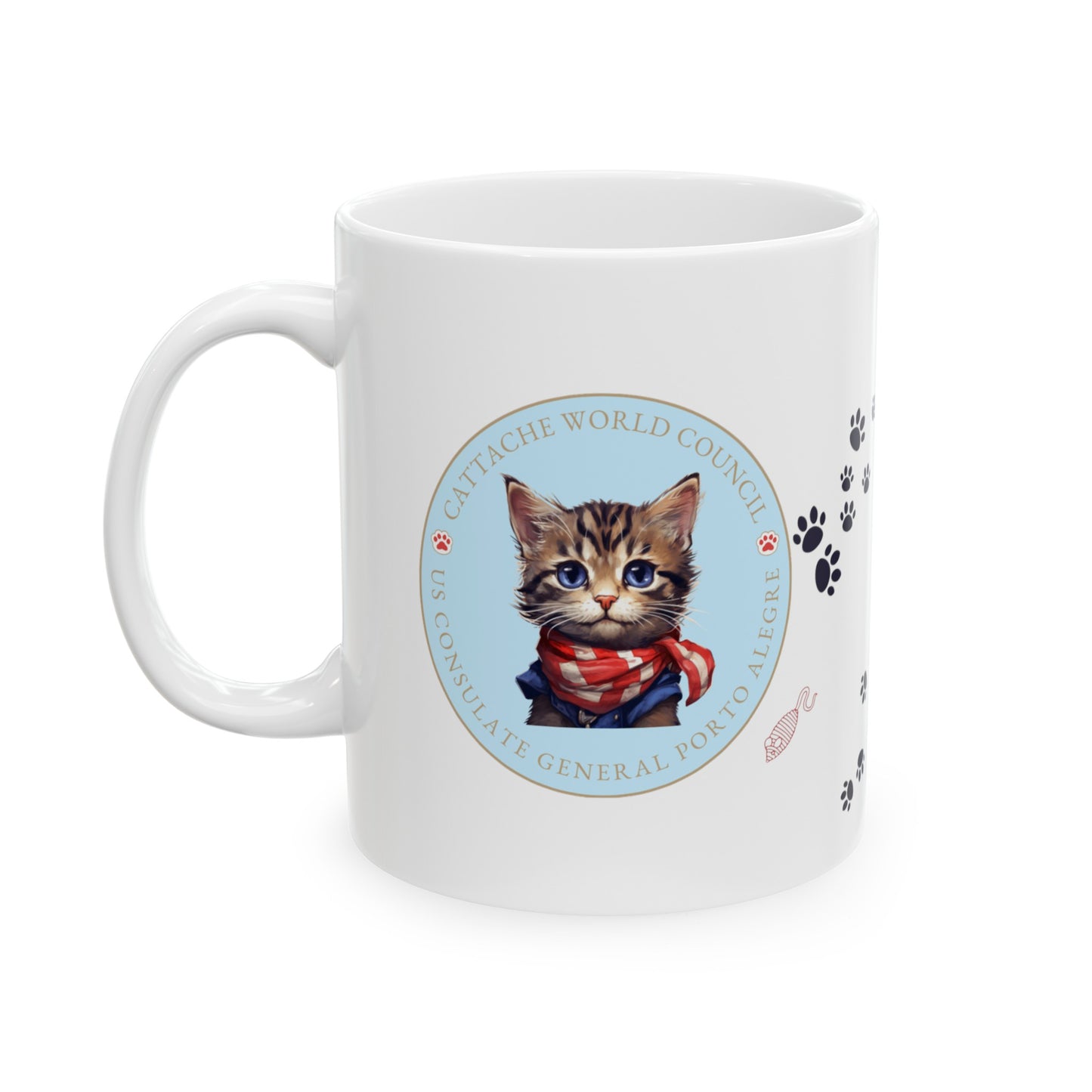 Cattache Mug, Tabby: Porto Alegre