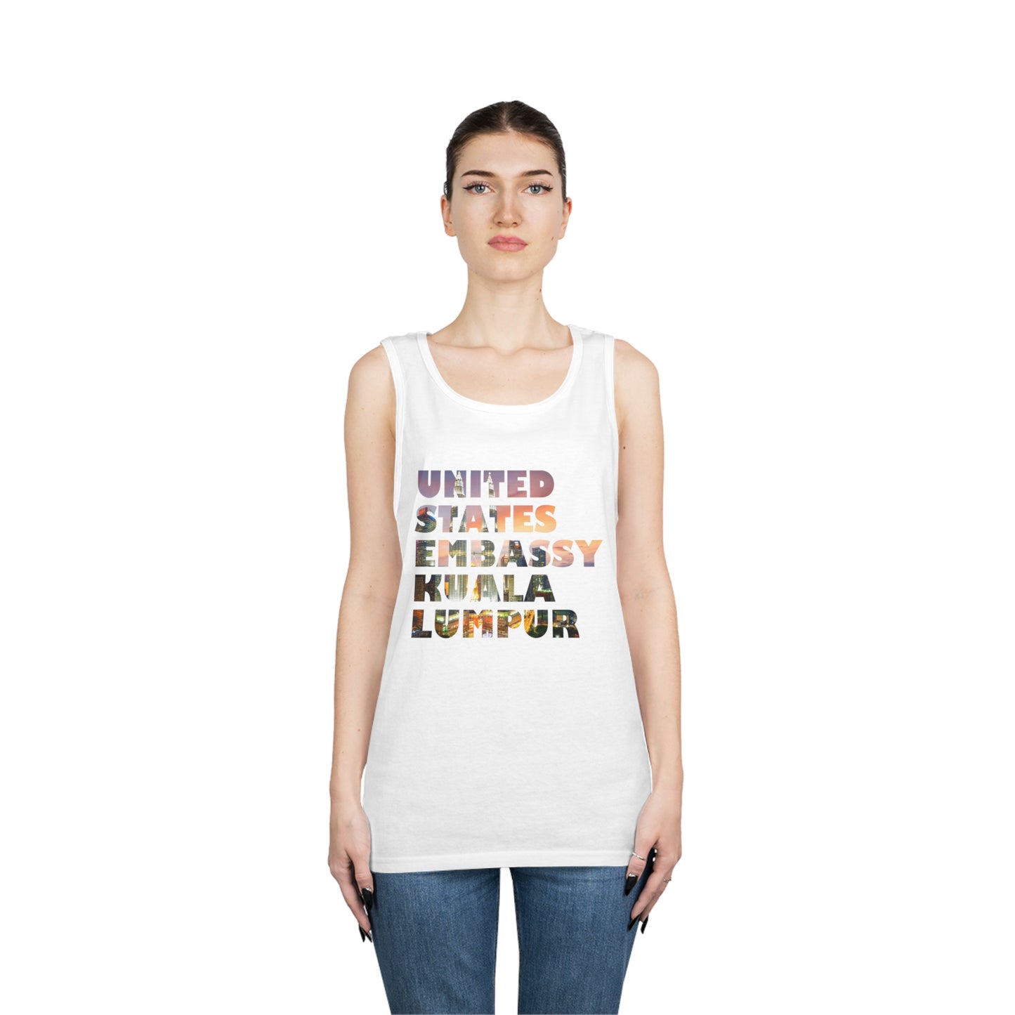 Read the Lines Tank Top: Kuala Lumpur