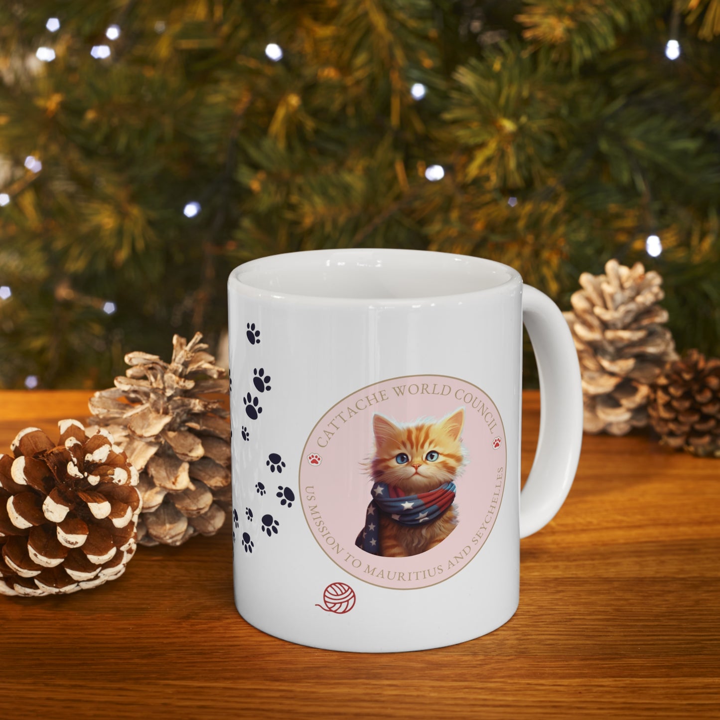 Cattache Mug, Street Cat: Mauritius and Seychelles