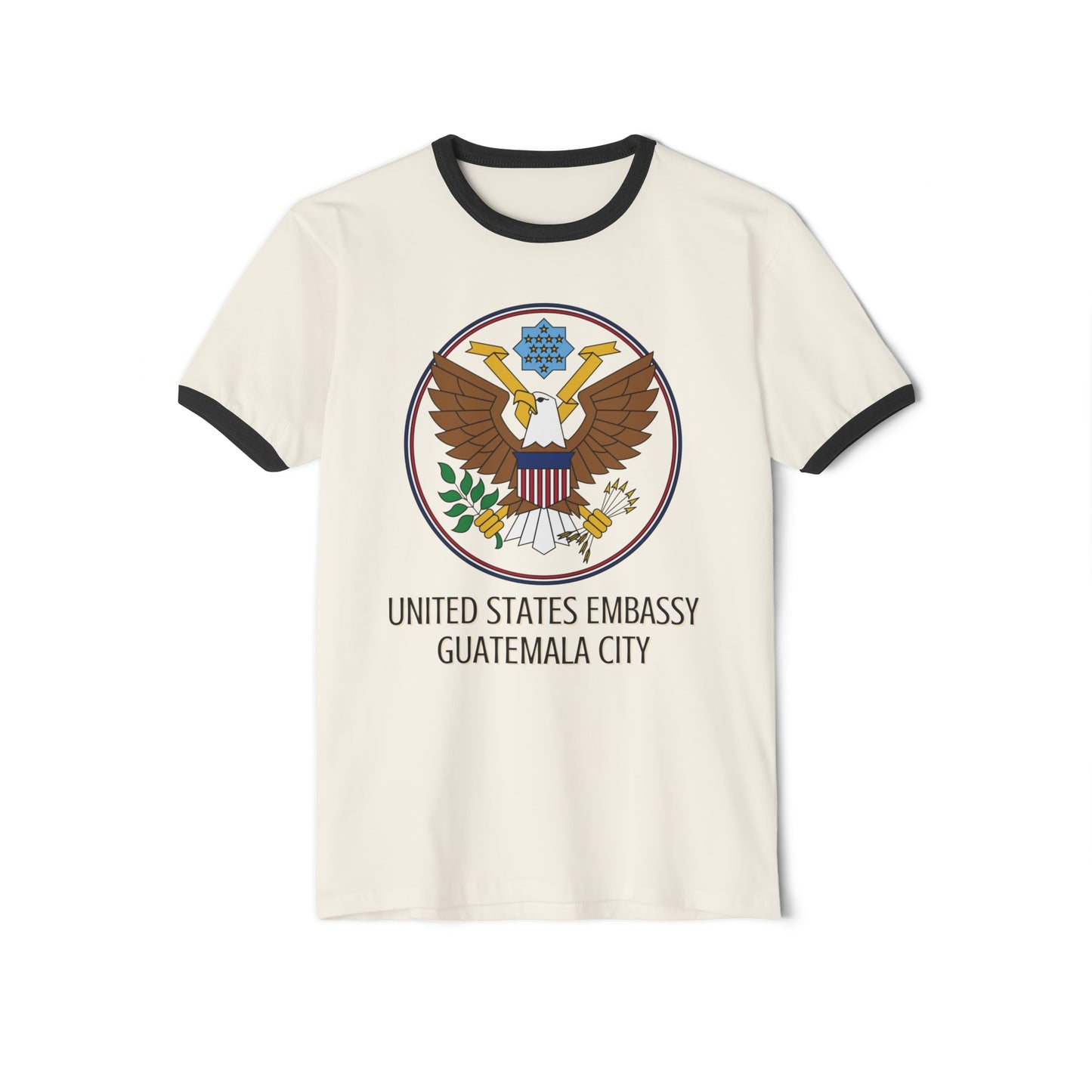 Art Deco Ringer T-Shirt: Guatemala City