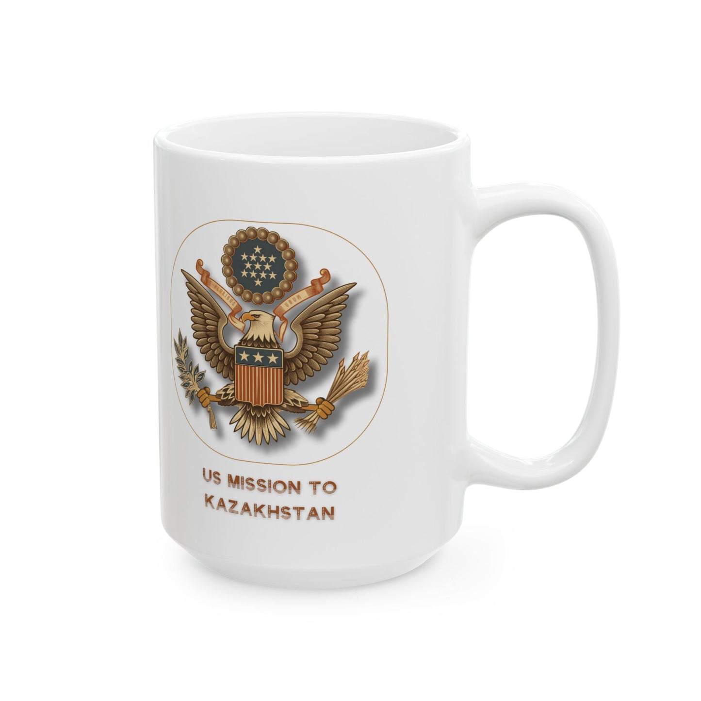 Vintage Great Seal Coffee Mug: Kazahstan