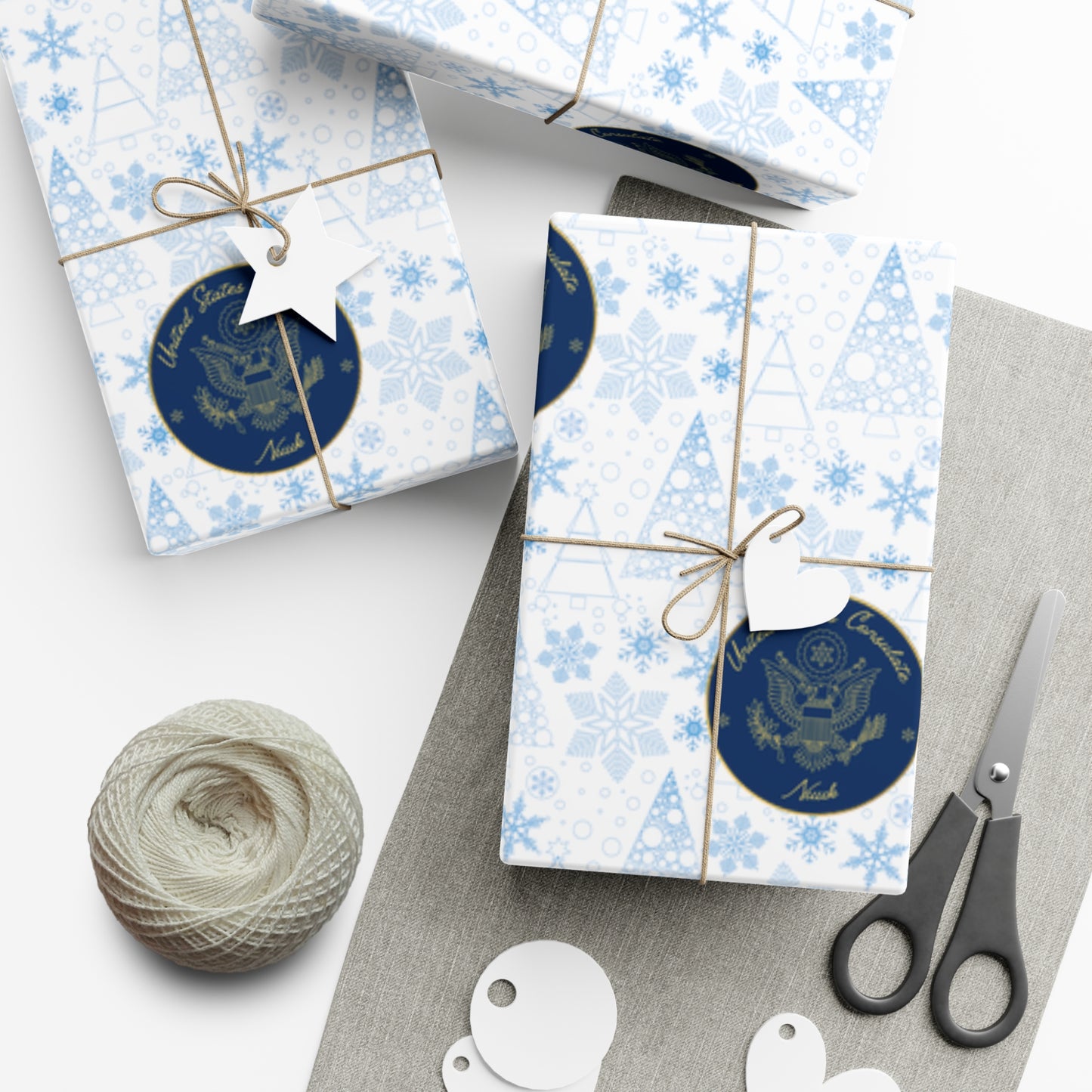 Holiday Gift Wrapping Paper: Nuuk