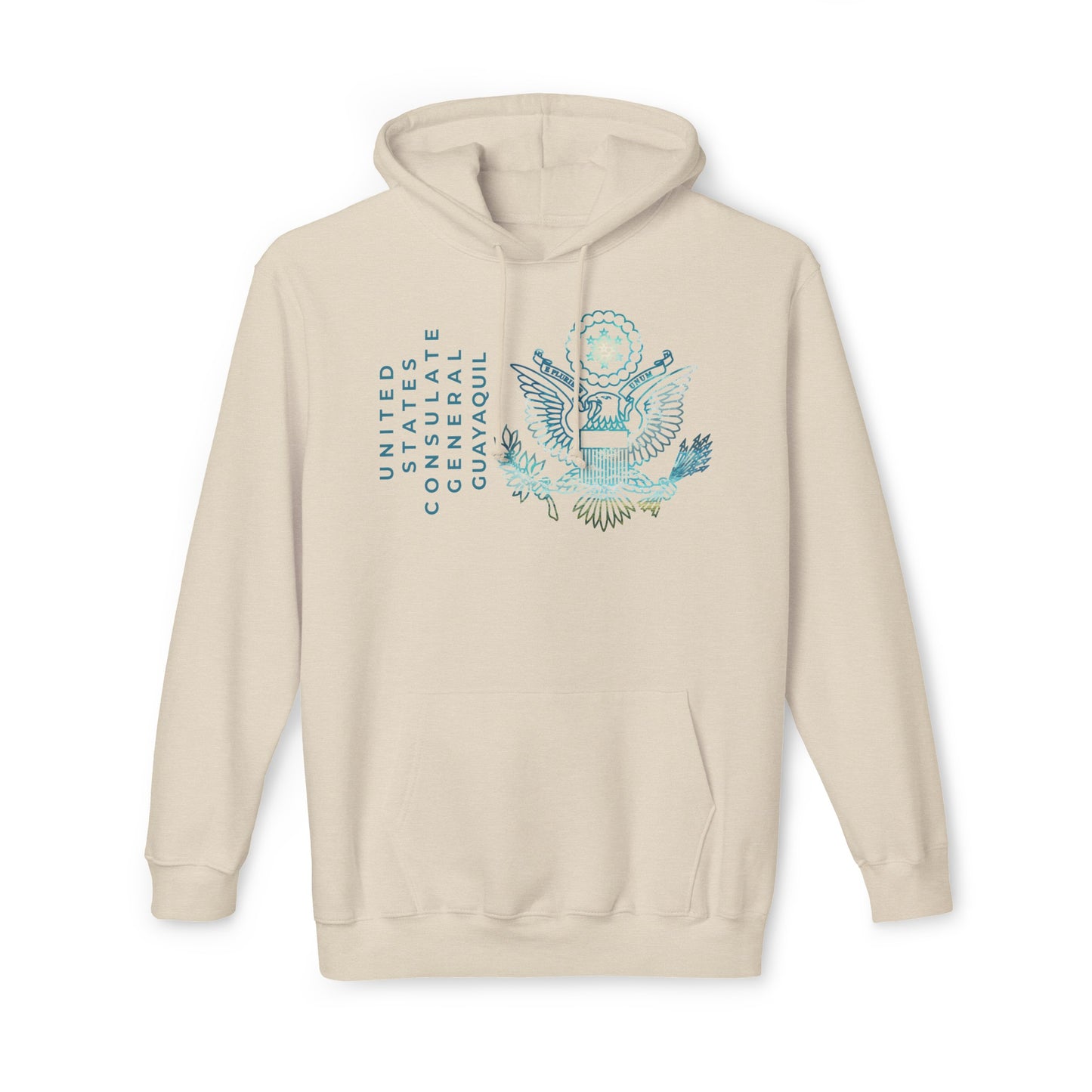 Modern, Made in the USA Hoodie: Guayaquil