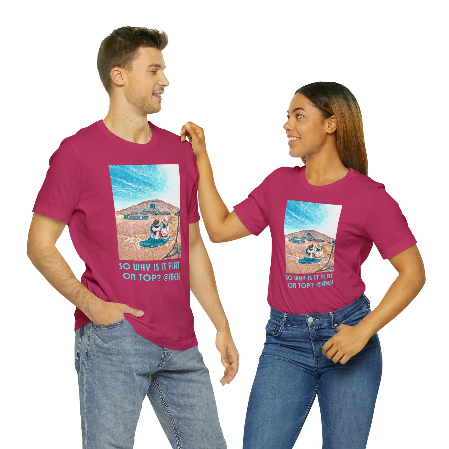 Comfy Short Sleeve Fun T-Shirt: Mexico