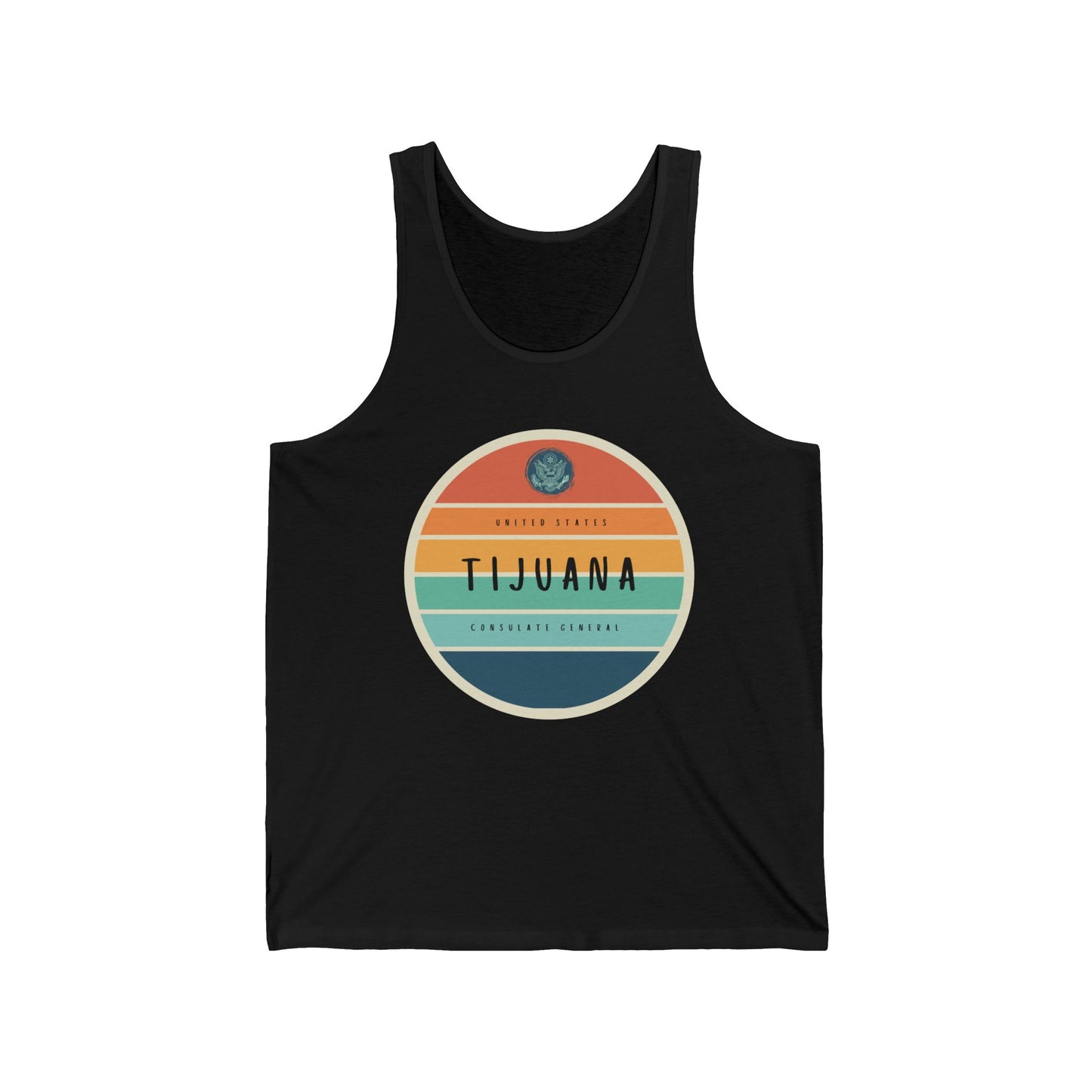 Setting Sun Tank Top: Tijuana