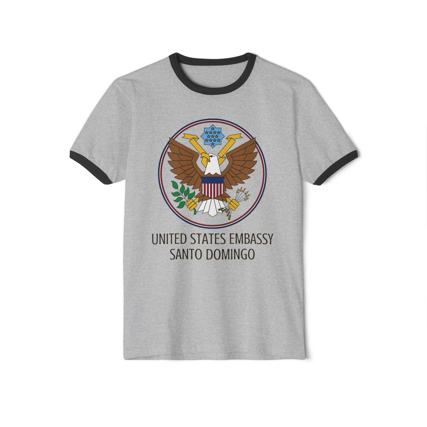 Art Deco Ringer T-Shirt: Santo Domingo