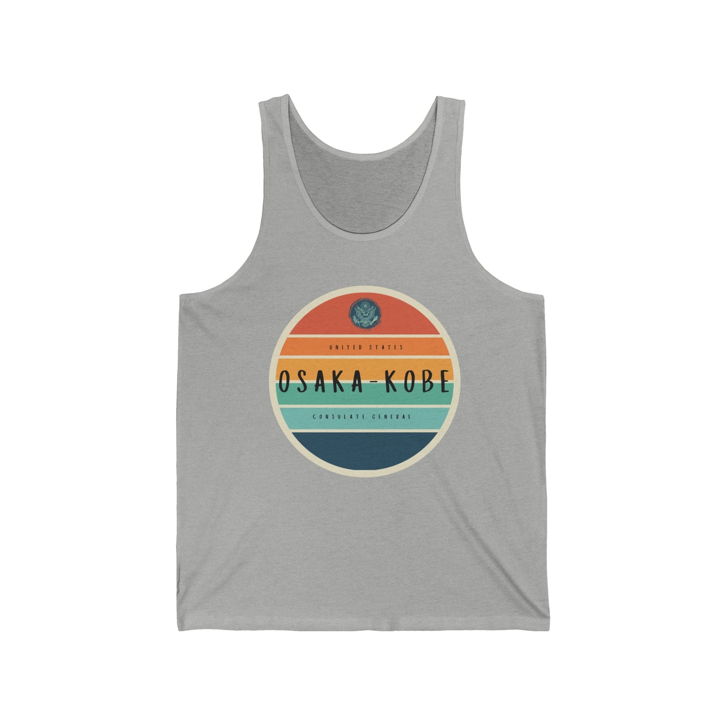 Setting Sun Tank Top: Osaka Kobe