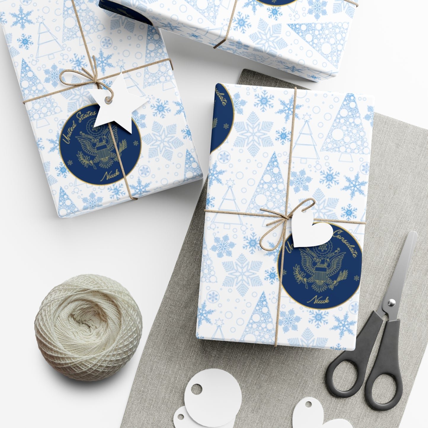 Holiday Gift Wrapping Paper: Nuuk