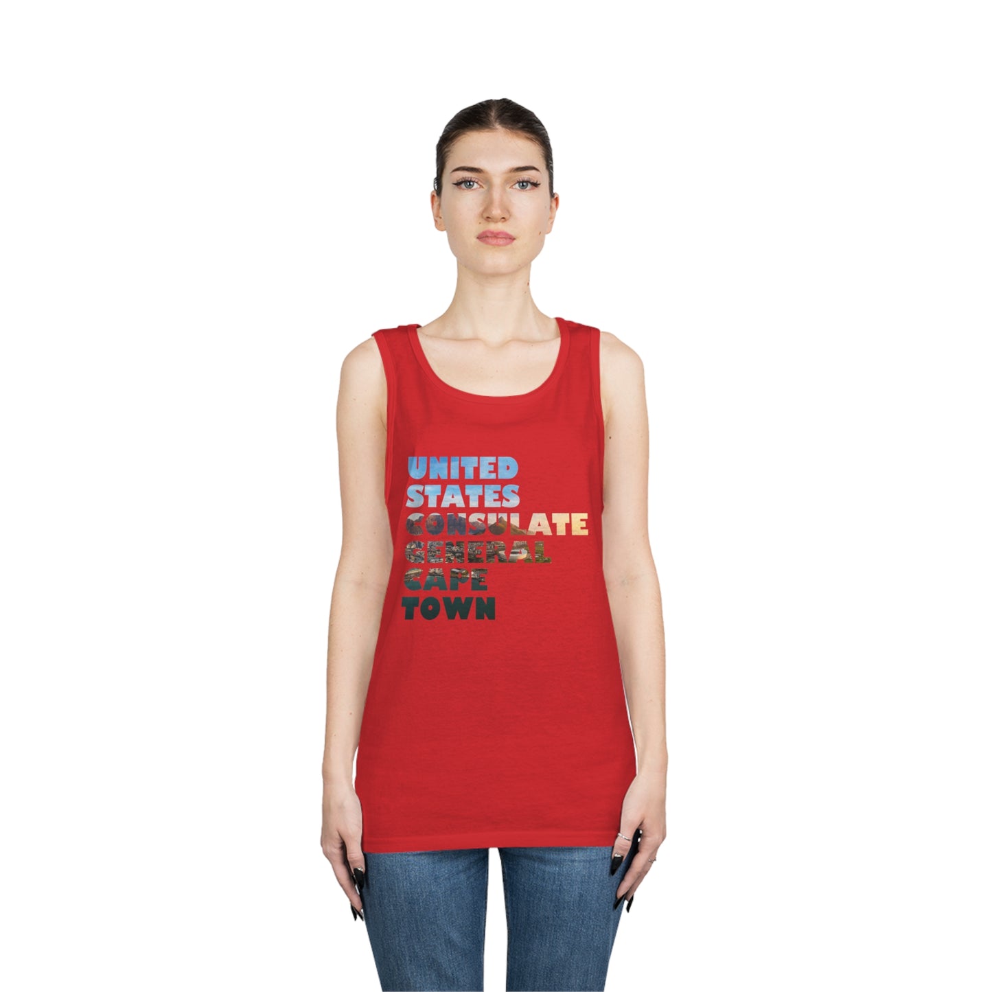 Read the Lines Tank Top: Cape Town