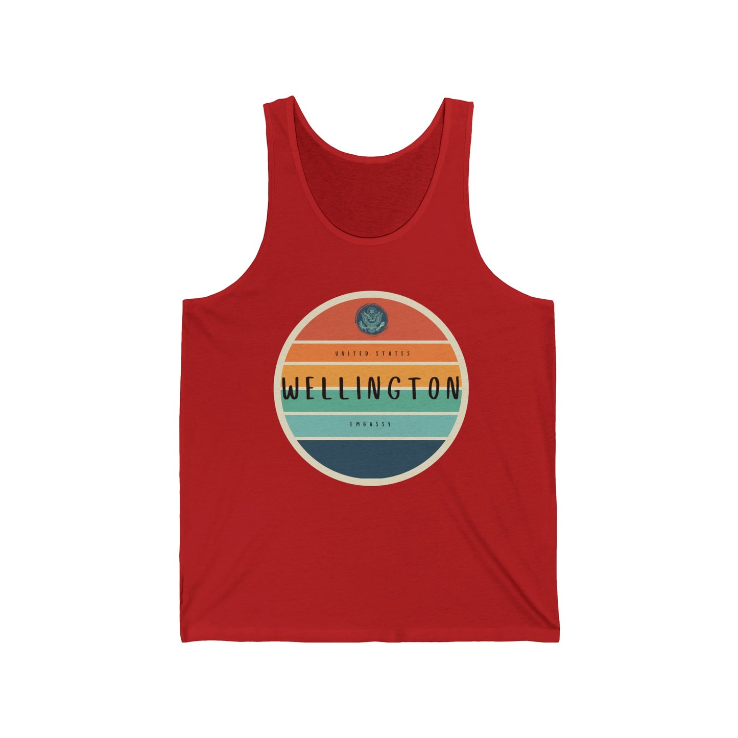 Setting Sun Tank Top: Wellington