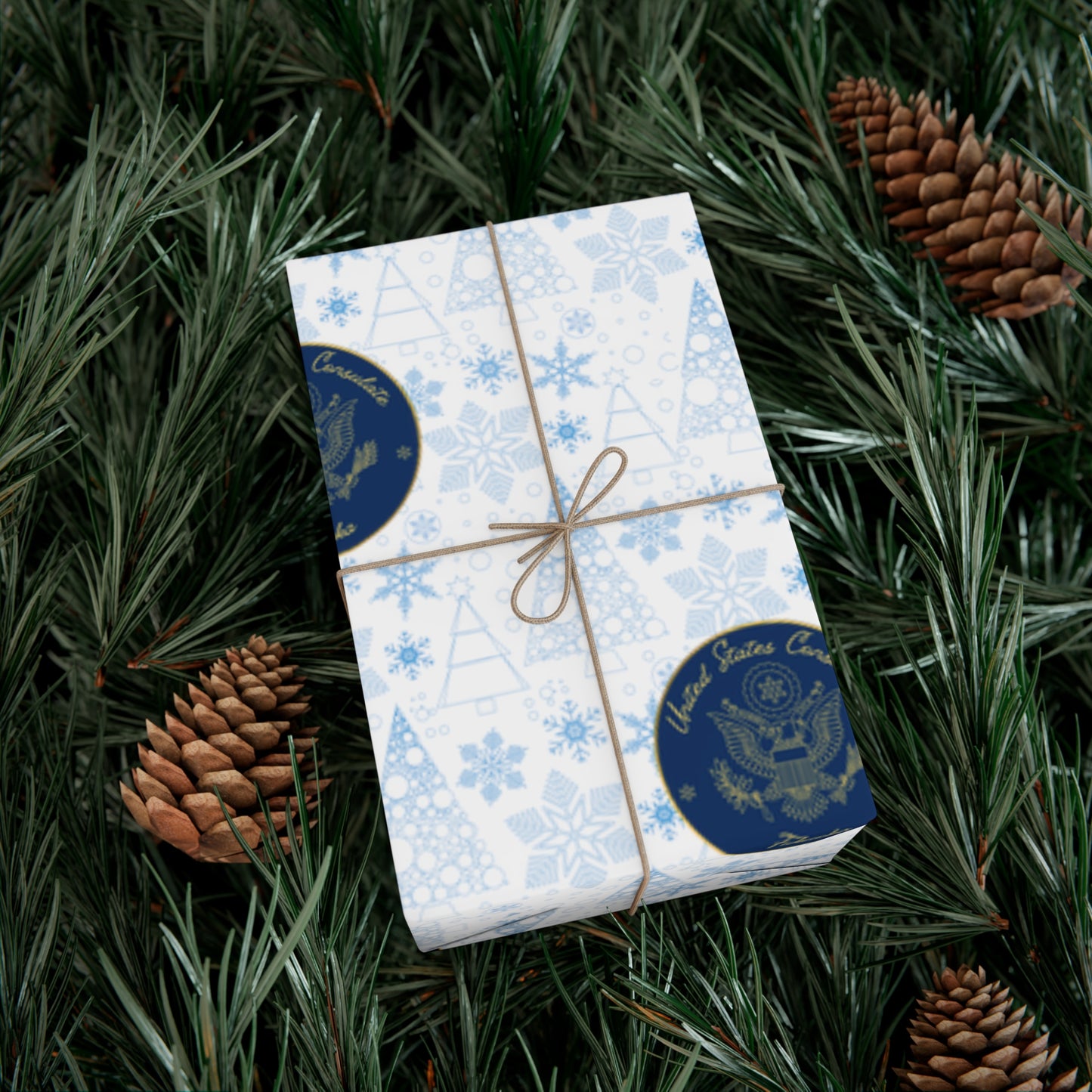 Holiday Gift Wrapping Paper: Fukuoka