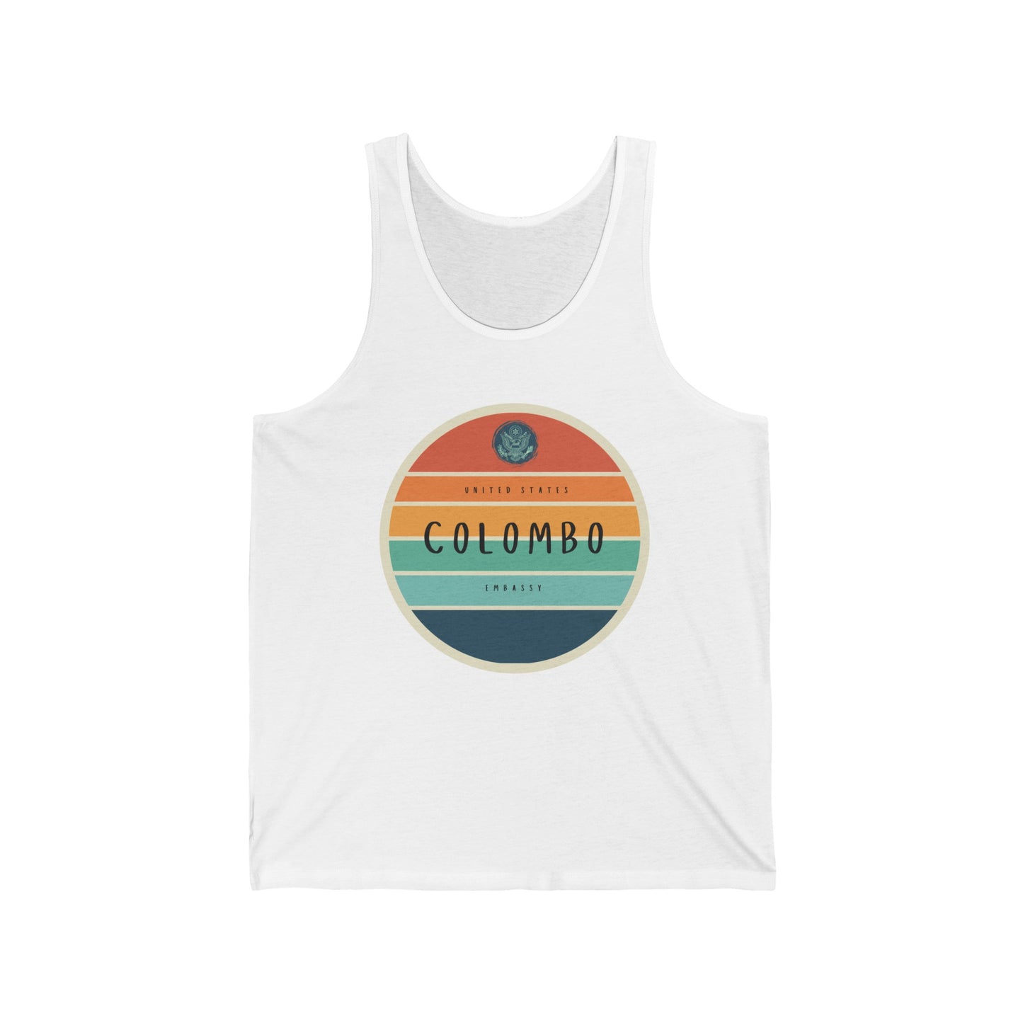 Setting Sun Tank Top: Colombo