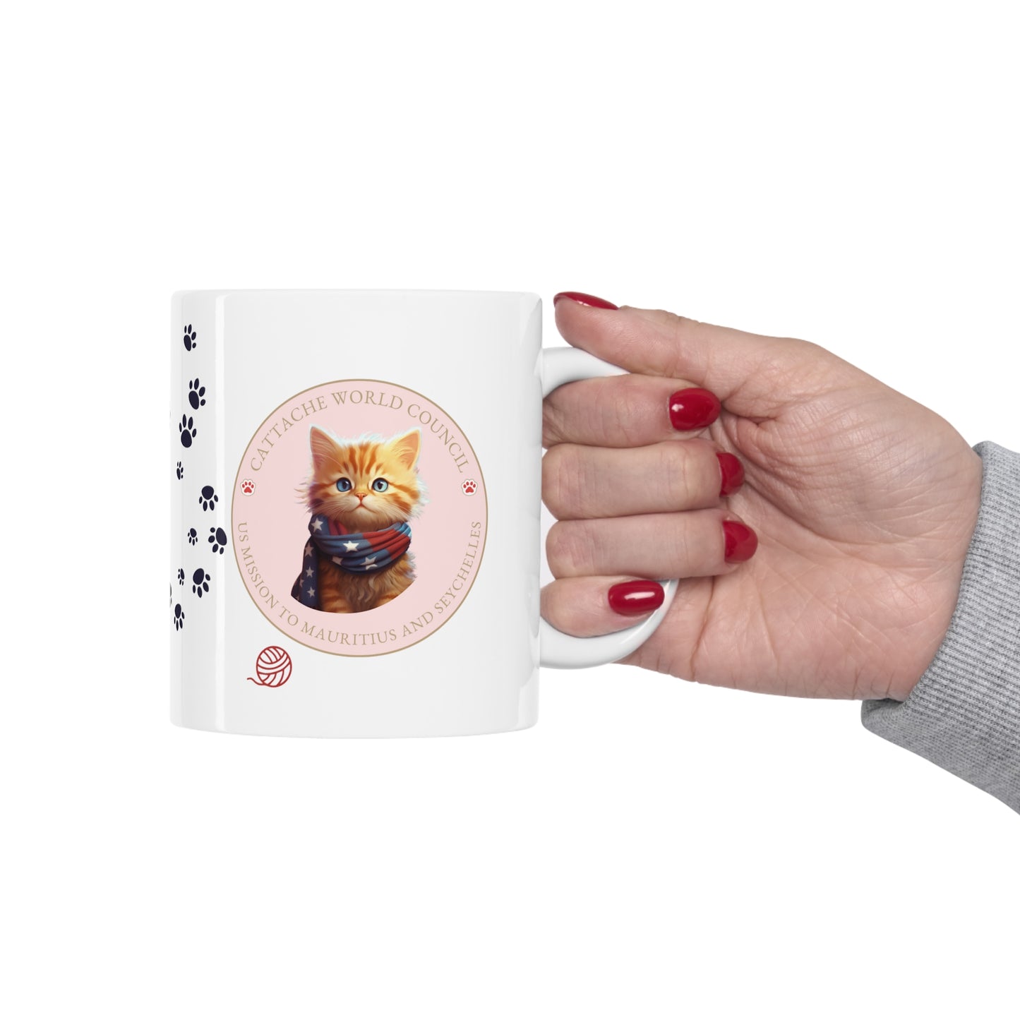 Cattache Mug, Street Cat: Mauritius and Seychelles