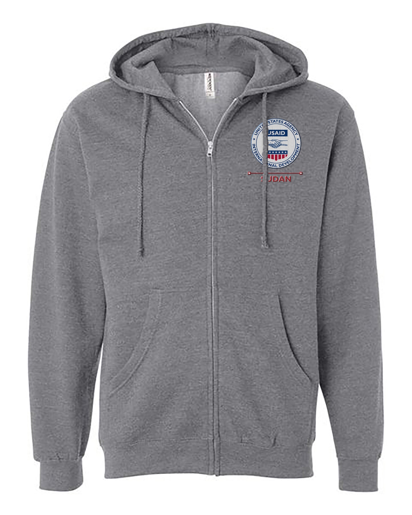 USAID Embroidered Hoodie: Sudan