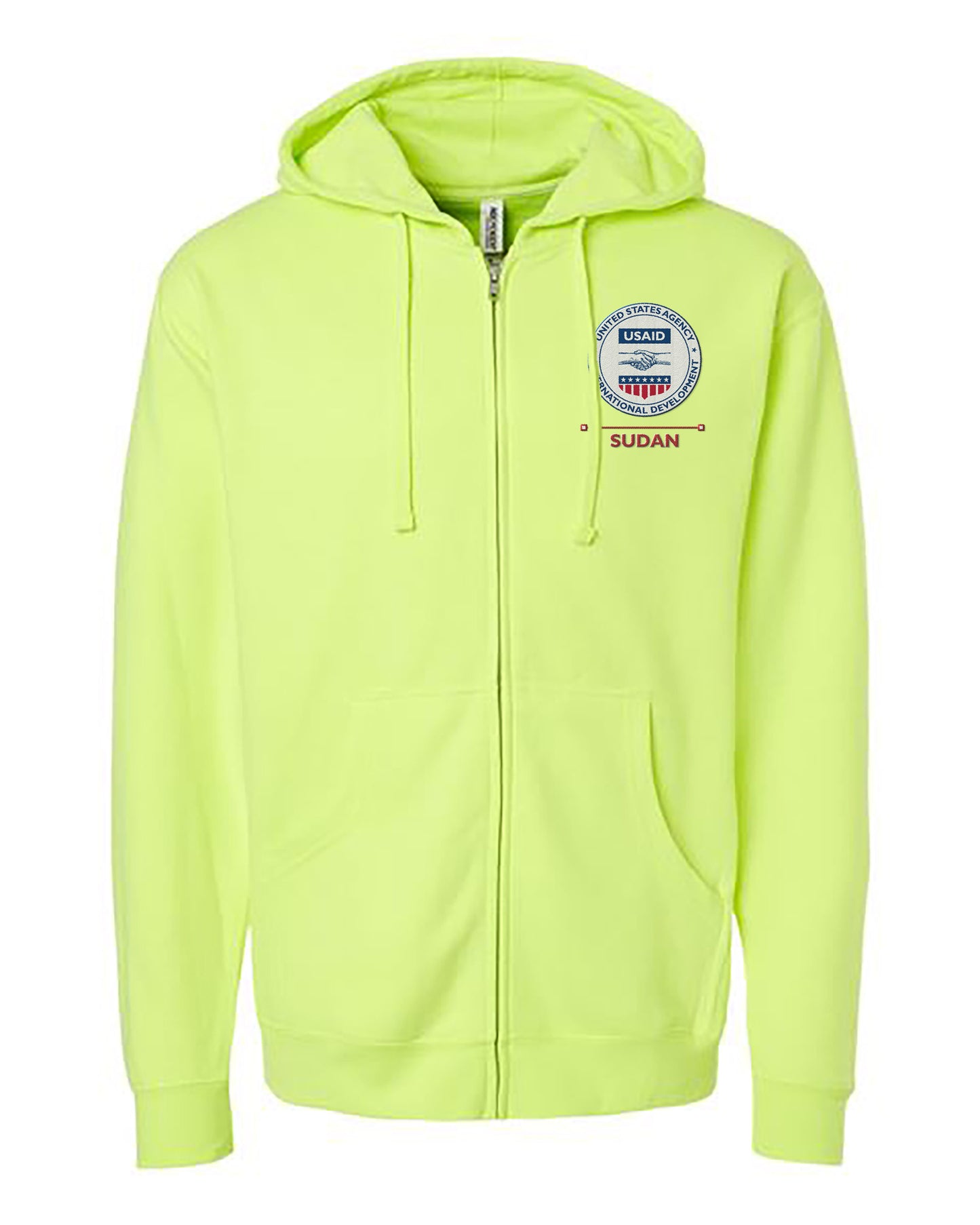 USAID Embroidered Hoodie: Sudan