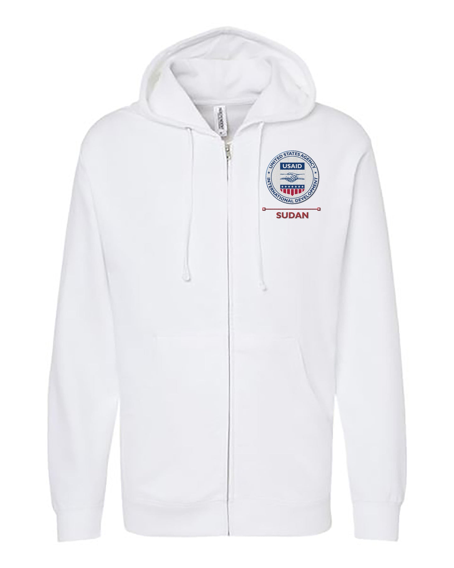 USAID Embroidered Hoodie: Sudan