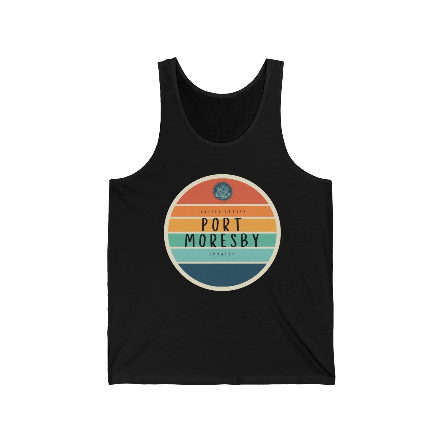 Setting Sun Tank Top: Port Moresby