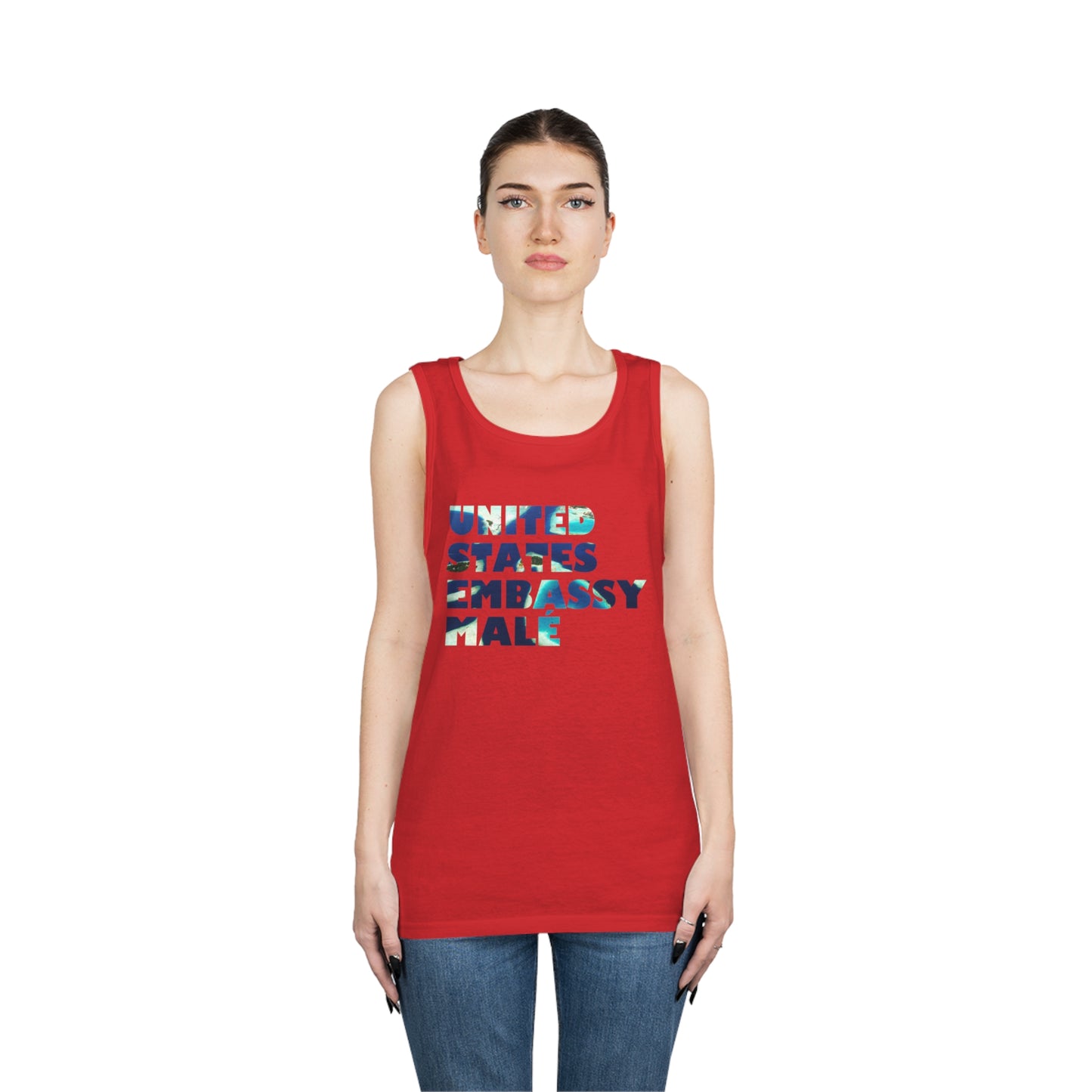 Read the Lines Tank Top: Male
