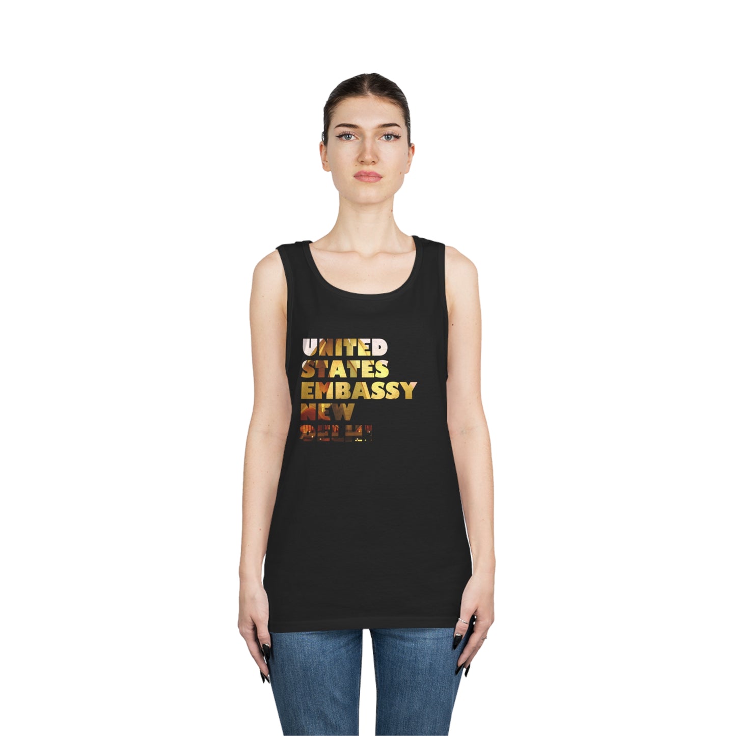 Read the Lines Tank Top: New Delhi