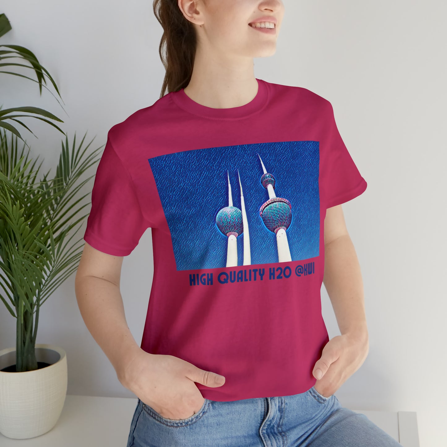 Comfy Short Sleeve Fun T-Shirt: Kuwait City