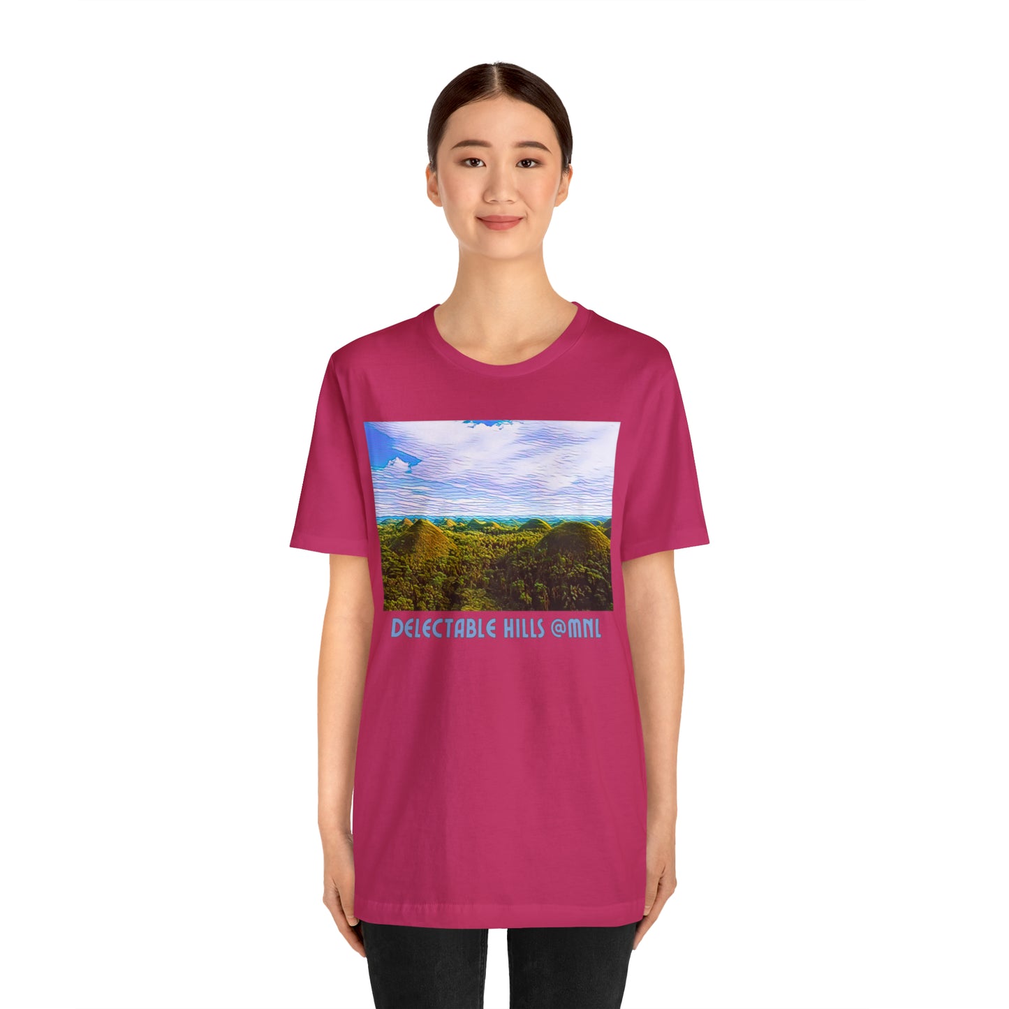 Comfy Short Sleeve Fun T-Shirt: Manila