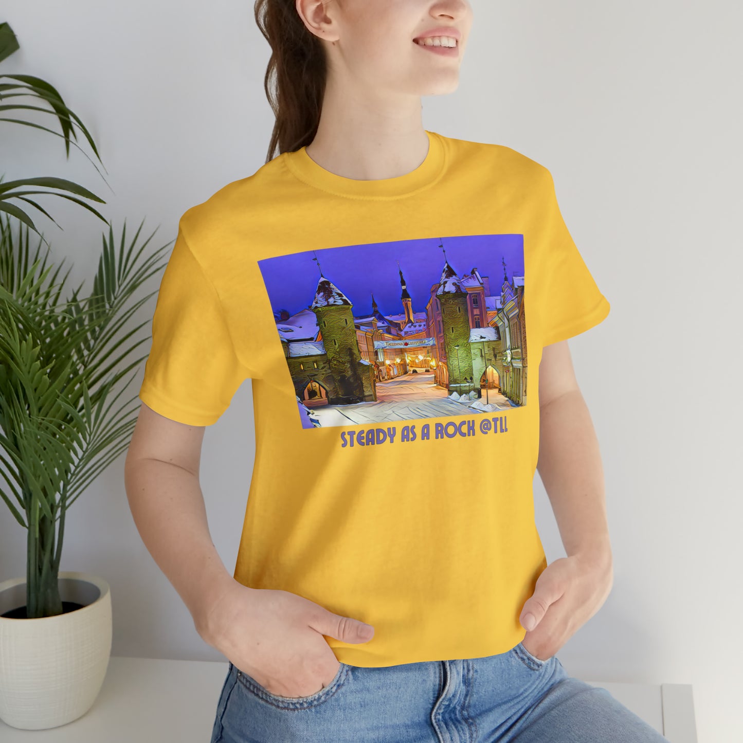 Comfy Short Sleeve T-Shirt: Tallinn